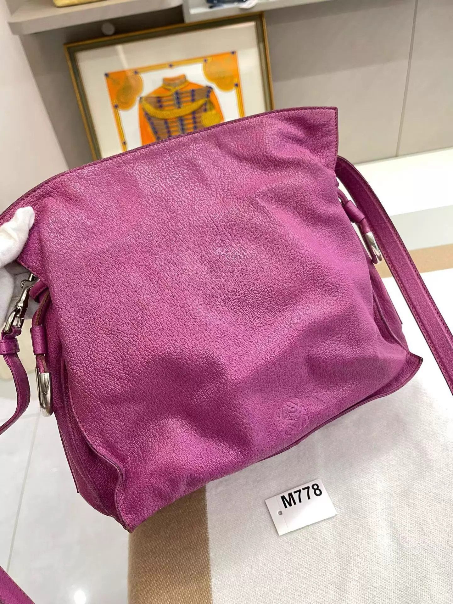 Loewe Loewe Waist Bag 28x10x27 GC M778 Bargain Size ONE SIZE - 2 Thumbnail