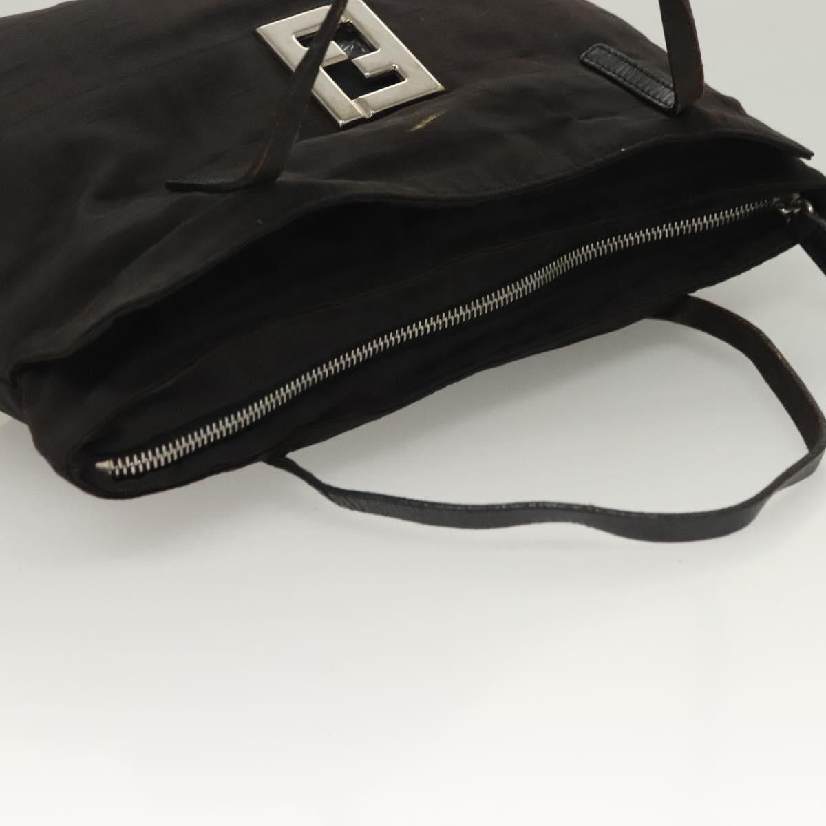 Fendi FENDI Zucca Canvas Hand Bag Black Silver Size ONE SIZE - 6 Thumbnail