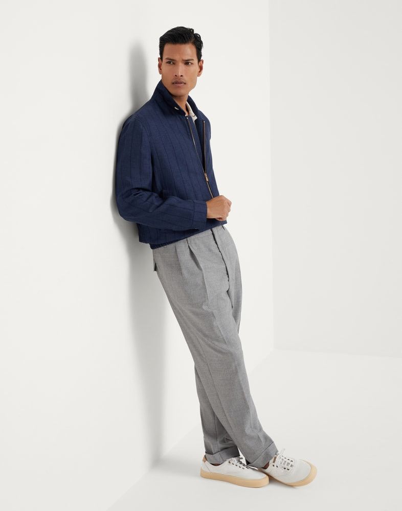 Brunello Cucinelli o1w1db10825 Pants in Grey Size US 32 / EU 48 - 3 Thumbnail