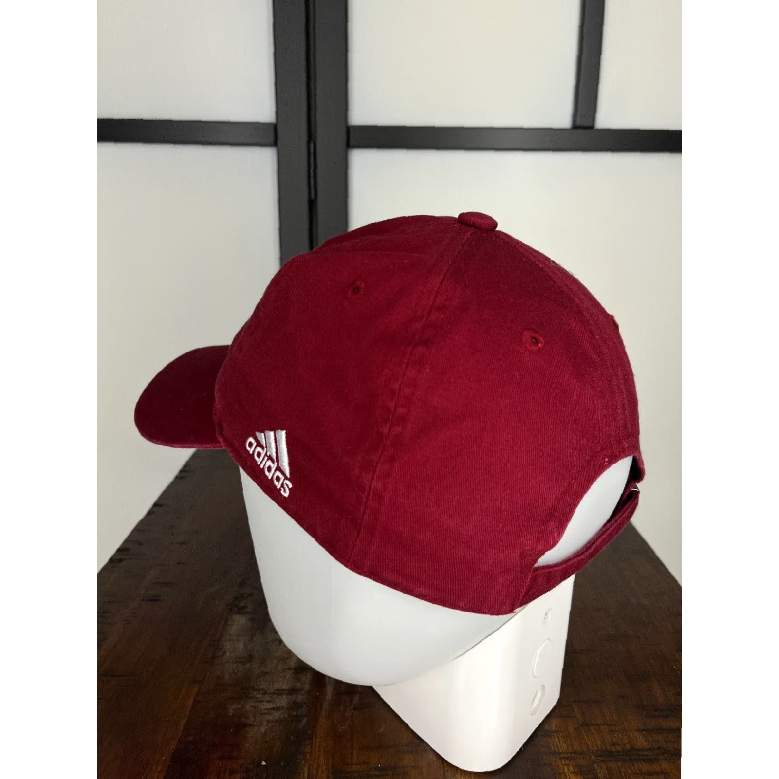Adidas adidas Saginaw High School Hat Cap Strap Back Adult One Size Red Cotton Sports Baseball Cap Mens Size ONE SIZE - 5 Thumbnail