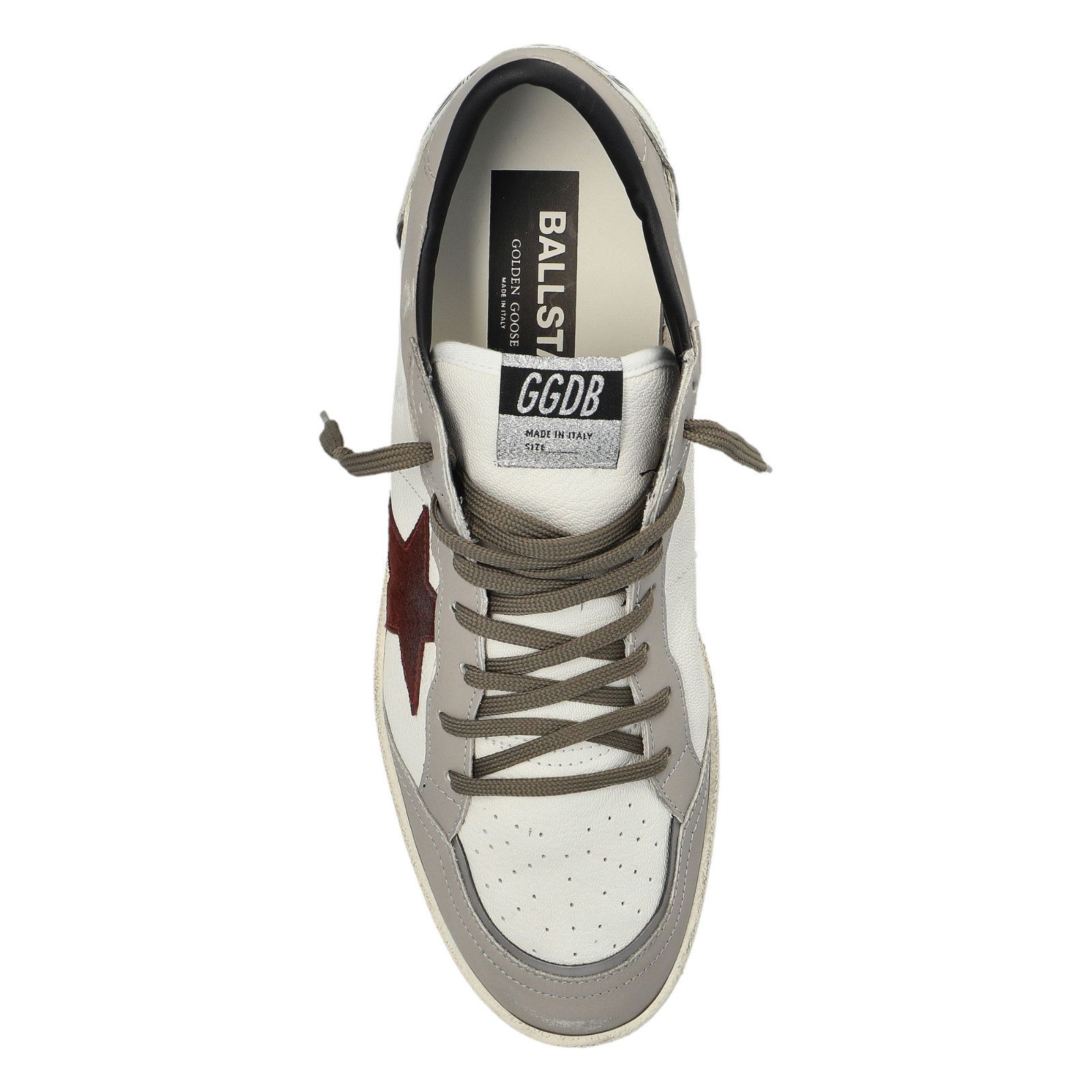 GOLDEN GOOSE Men's Ball Star White/Gray Sneakers New (Men's