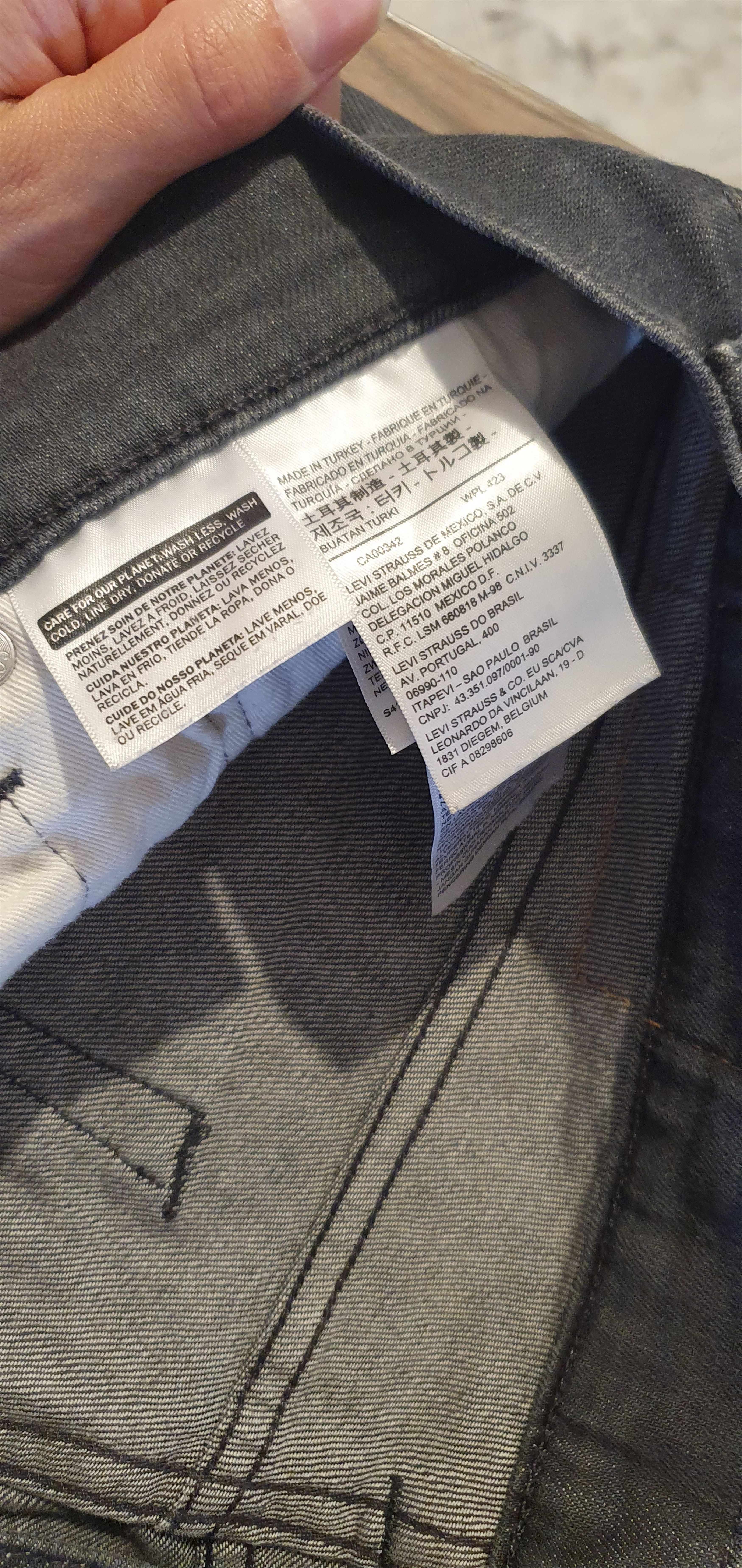 Levi's Levi's jeans for men 511 dark grey W36 L32 Size US 30 / EU 46 - 4 Thumbnail