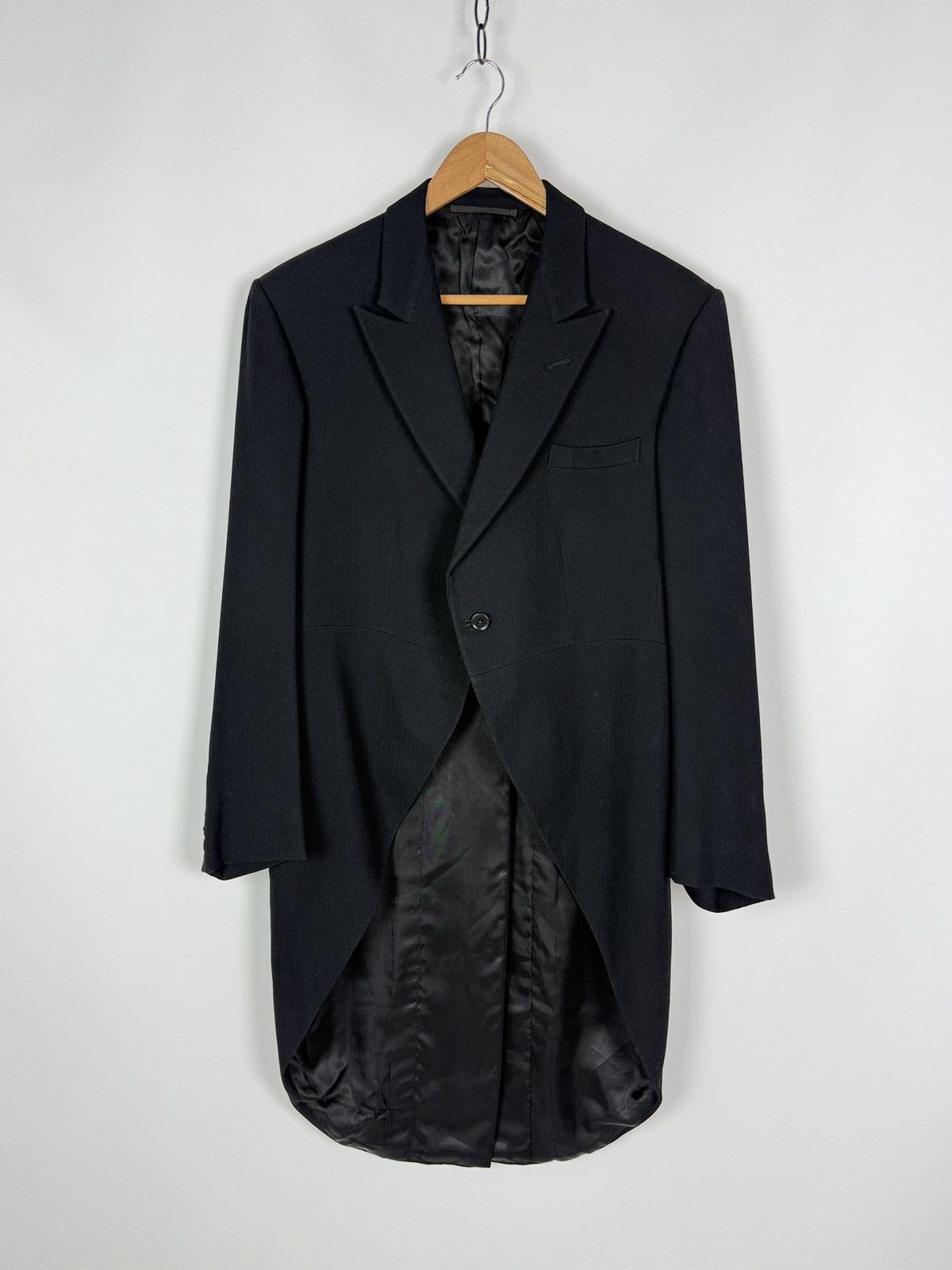 Vintage 40s 50s Vintage Moss Bros Bespoke Wool Morning Tailcoat 42 Size US L / EU 52-54 / 3 - 1 Thumbnail