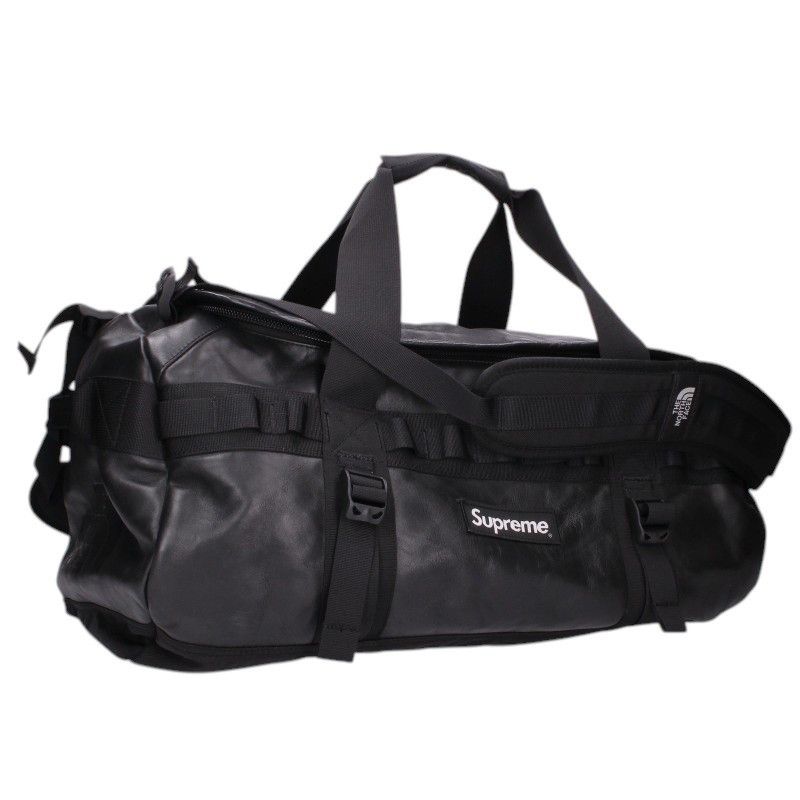 Supreme × The North Face Leather Base Camp Duffel Bag | Grailed