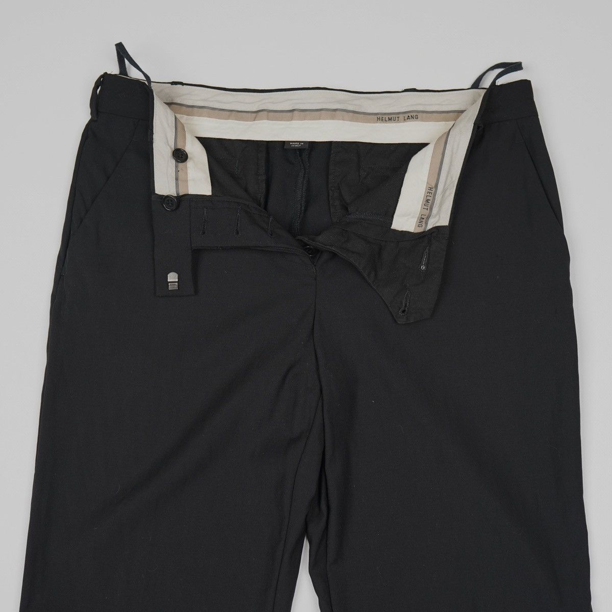 Helmut Lang Helmut Lang Vintage Wool Dress Pants Trousers Black Size 30" / US 8 / IT 44 - 7 Thumbnail