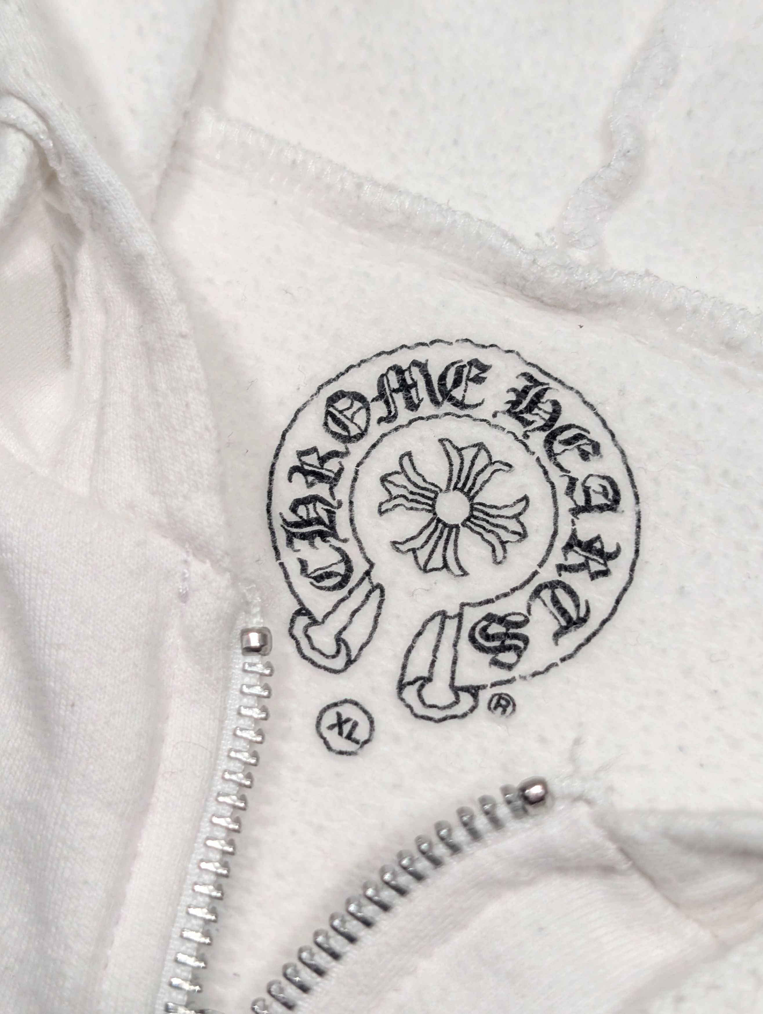Chrome Hearts White Fuck You Dagger Zip Up Hoodie Size US M / EU 48-50 / 2 - 4 Thumbnail