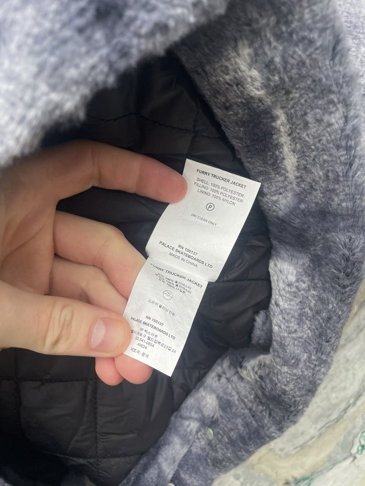 Palace Palace furry trucker jacket Size US XL / EU 56 / 4 - 6 Thumbnail