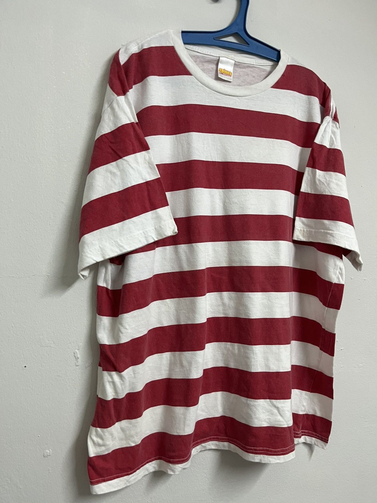 Le Grande Bleu (L.G.B.) 🔥 Spinns Striped Japanese Streetwear Culture Tee Size US XL / EU 56 / 4 - 2 Thumbnail