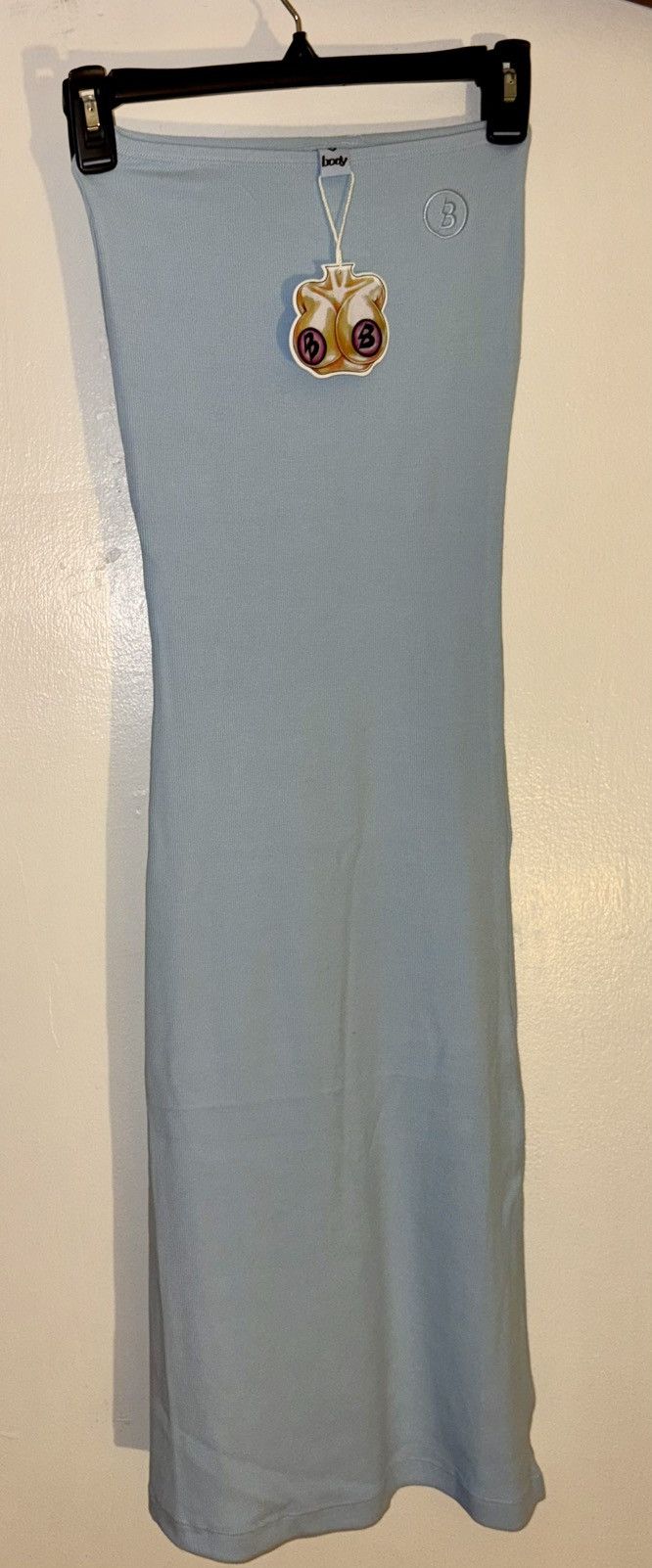 Body by Raven Tracy Blue Ribbed shirt and skirt Set Size ONE SIZE - 2 Thumbnail