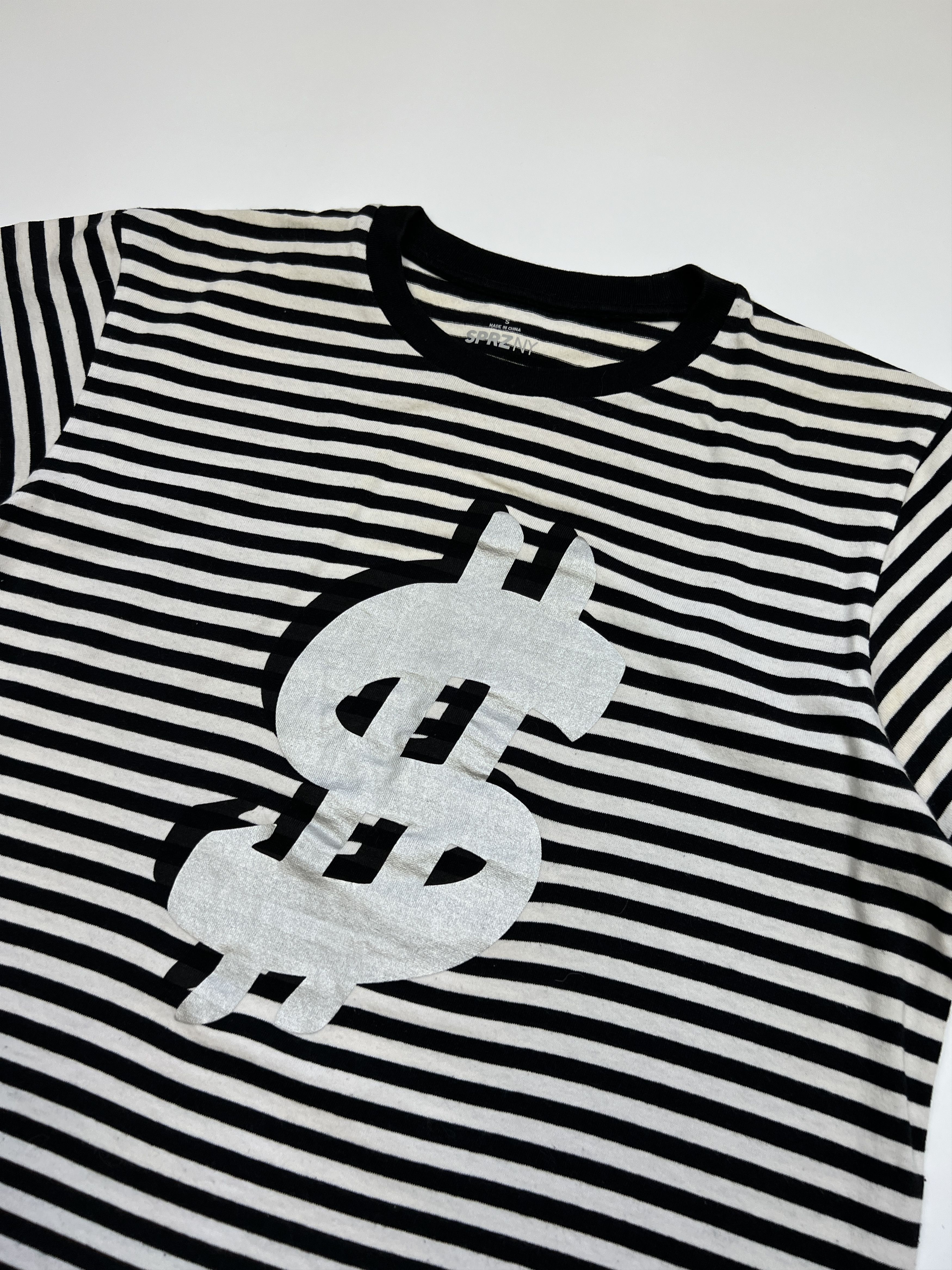 Andy Warhol × Uniqlo Uniqlo Andy Warhol Cartoon Dollar Print Striped Tee Size US S / EU 44-46 / 1 - 7 Thumbnail