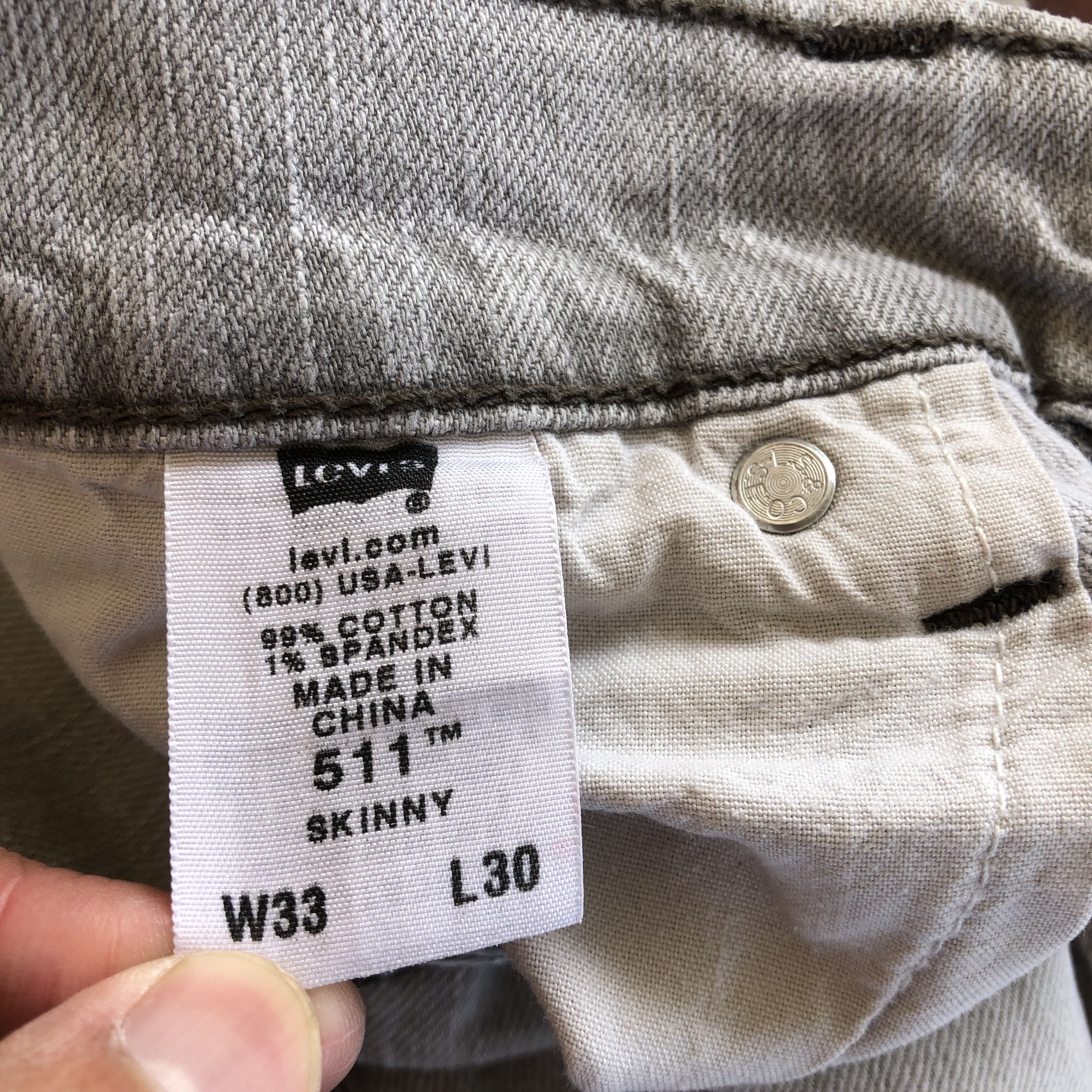 Levi's Vintage Levis 511 Faded Jeans Levi's Slim Skinny Fit Denim Size US 30 / EU 46 - 10 Thumbnail