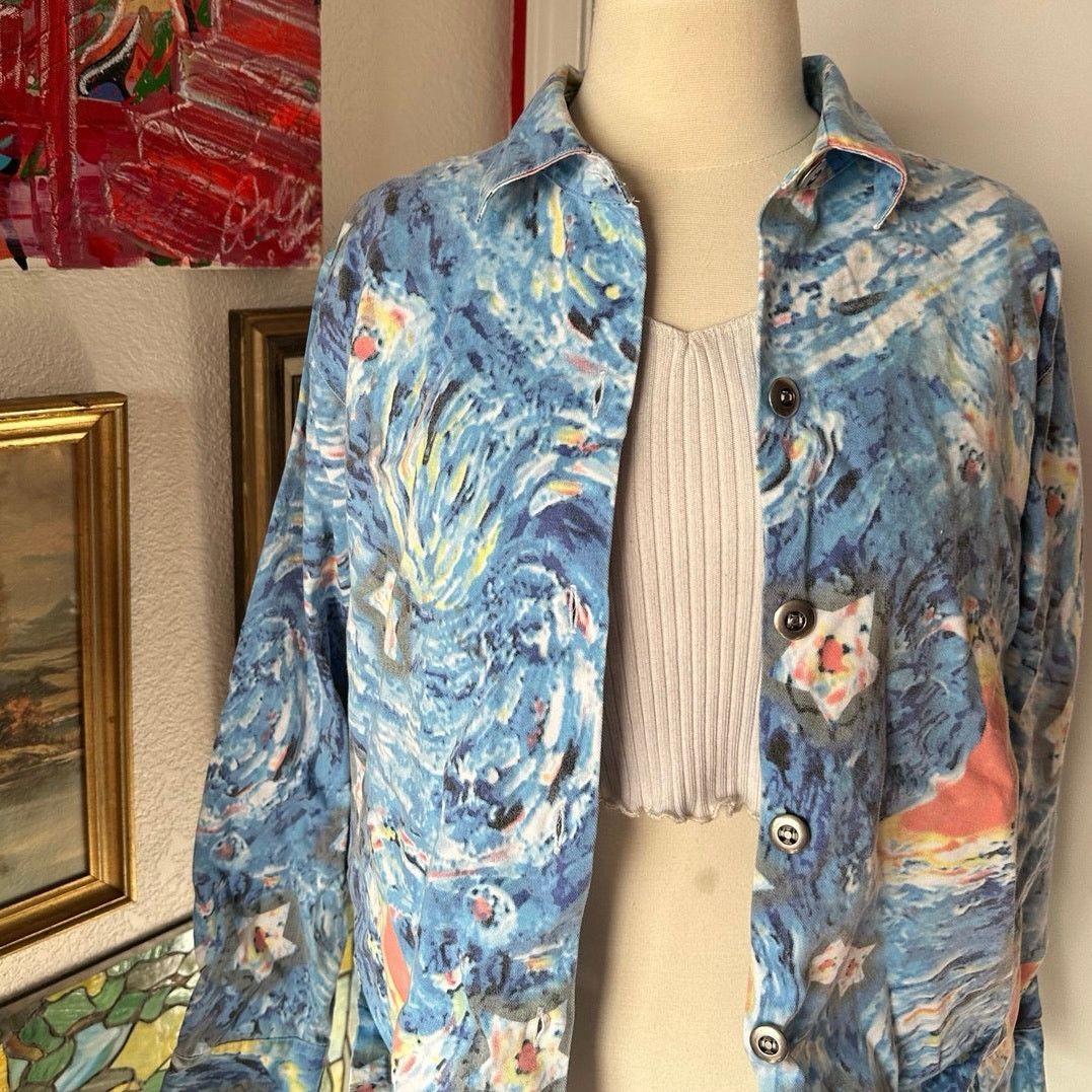Other artocapes painting graphic button up jacket Size S / US 4 / IT 40 - 2 Thumbnail