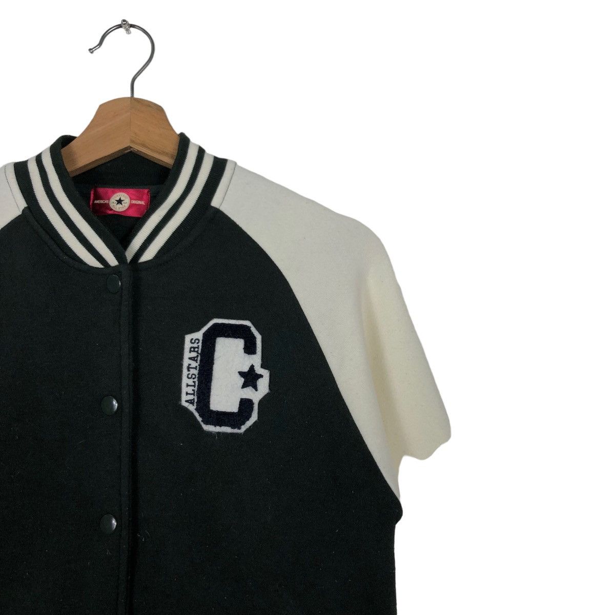 Japanese Brand 🔥90’s Vintage Bomber Jacket Converse Big Logo Size US L / EU 52-54 / 3 - 6 Thumbnail