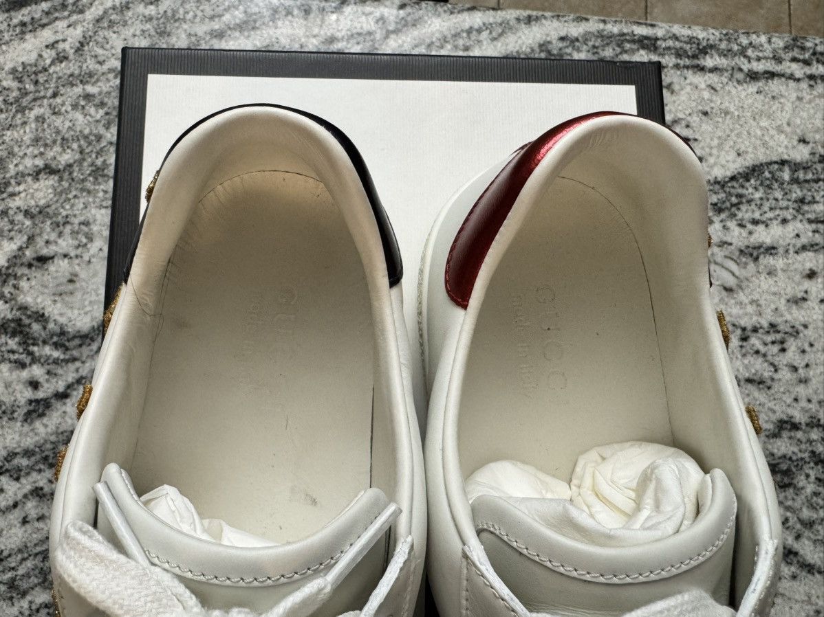 Gucci Gucci Ace embroidered “Loved” sneaker Size US 6.5 / EU 39-40 - 7 Thumbnail