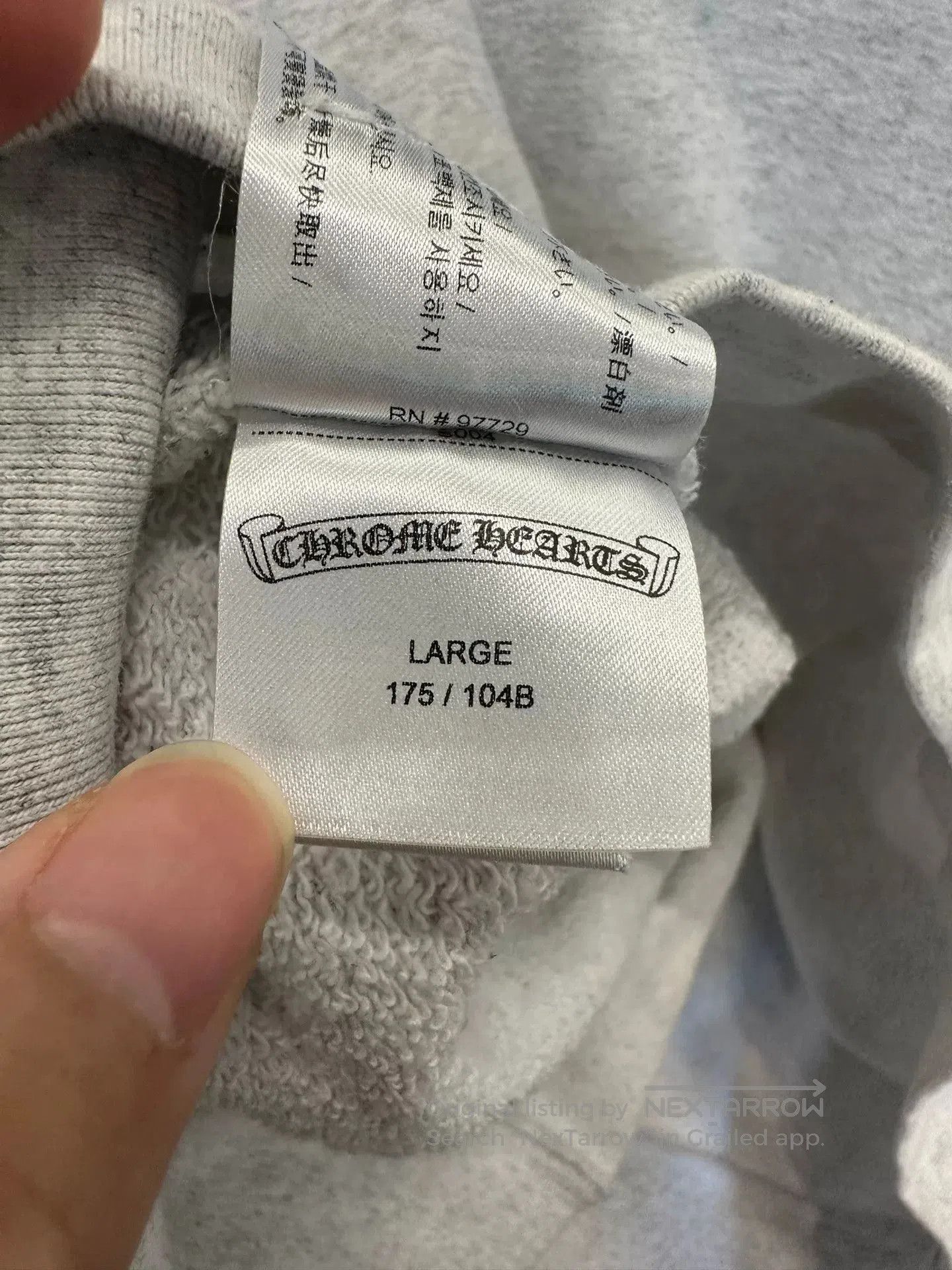 Chrome Hearts Chrome Hearts Mattyboy Graffiti Gray Crewneck. Size US L / EU 52-54 / 3 - 5 Thumbnail