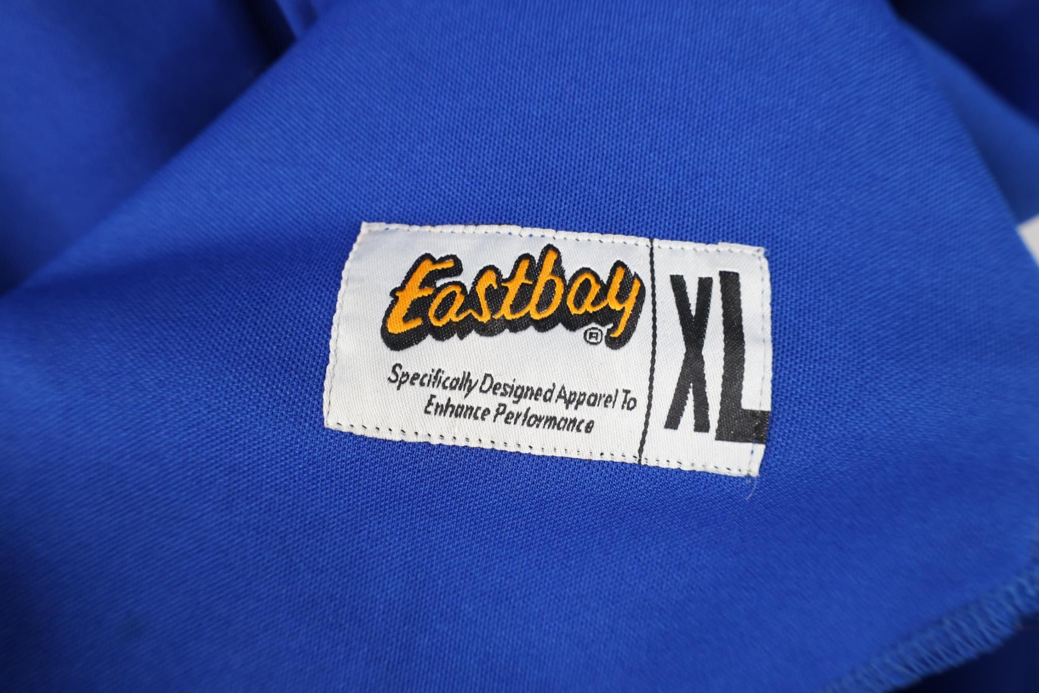 Vintage Vintage 90s Y2K Streetwear Knit Baseball Jersey Royal Blue Size US XL / EU 56 / 4 - 4 Thumbnail