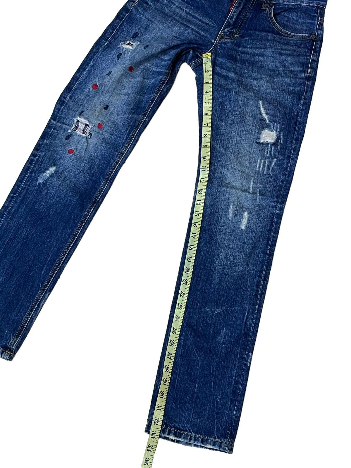Dsquared2 SICK🔥DSQUARED2 JEAN SLIM FIT DISTRESSED STYLE JEANS Size US 30 / EU 46 - 20 Thumbnail