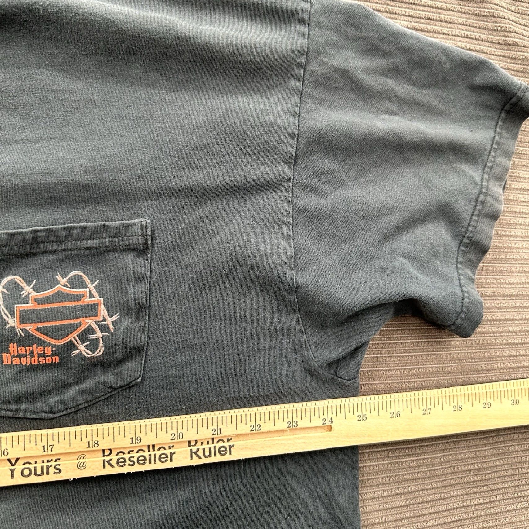 Harley Davidson Harley-Davidson T Shirt Men 2XL Black Cotton Logo Crew Neck Motorcycle Shirt Short Sleeve Tee Size US XXL / EU 58 / 5 - 4 Thumbnail