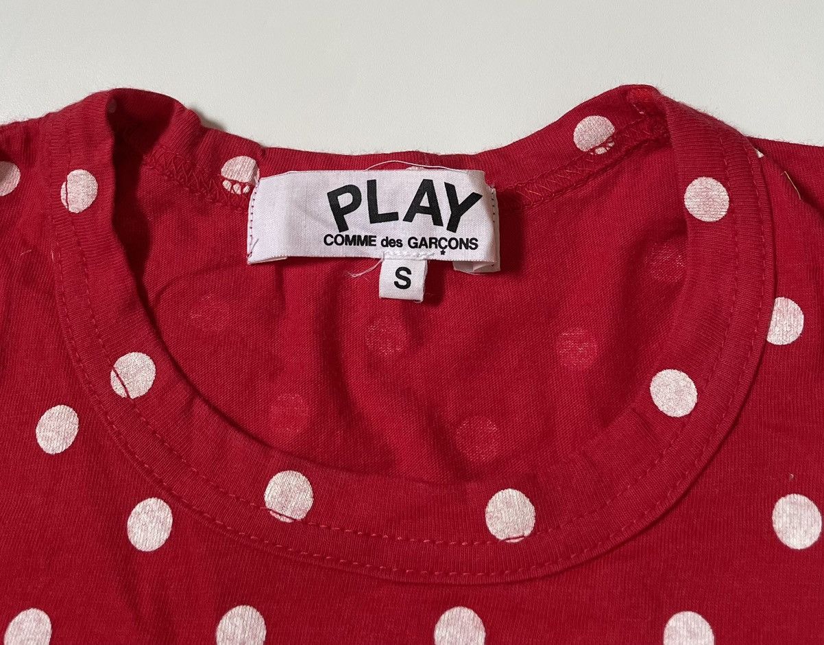 Comme des Garcons Cdg play AD2017 polkadot longsleeve Size US S / EU 44-46 / 1 - 5 Thumbnail