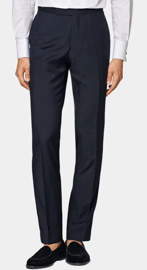 Suitsupply Men Suitsupply Suit Lazio Tuxedo Fully Lined Navy Blue US38 Size 38R - 7 Thumbnail