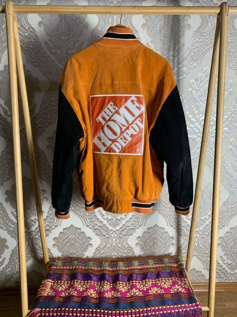 Vintage × Wilsons Leather VERY RARE WILSONS LEATHER BOMBER RACING THE HOME DEPOT Y2K Size US XL / EU 56 / 4 - 10 Thumbnail