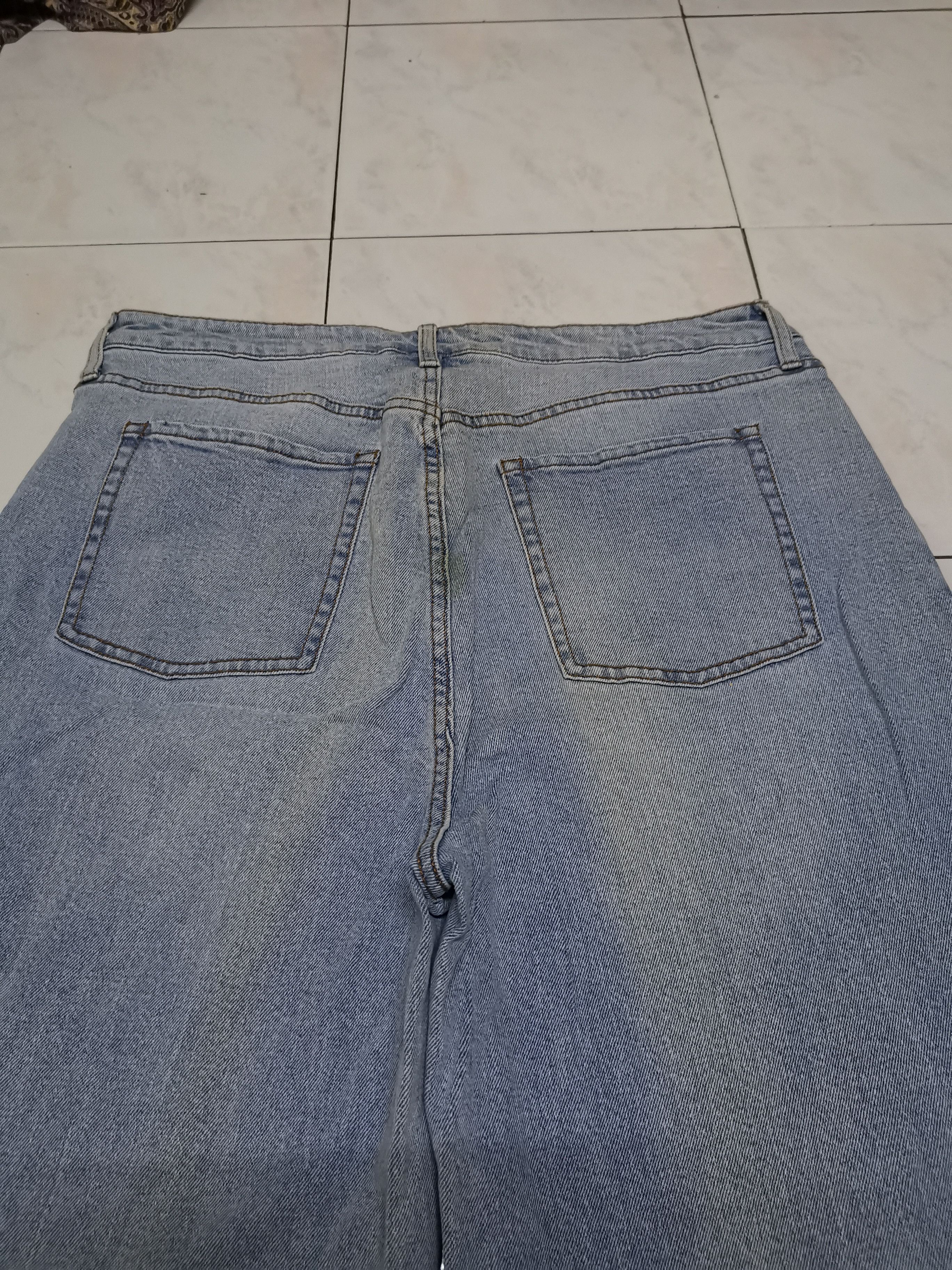 If Six Was Nine Studio ghibli distressed jeans Size US 35 - 9 Thumbnail