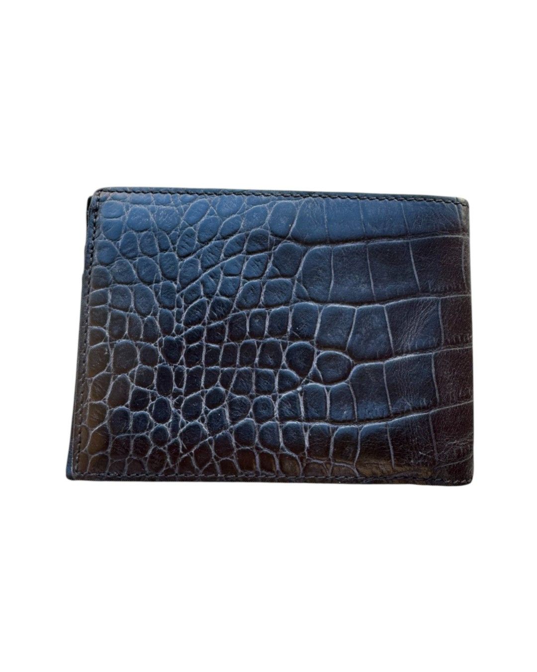 Roberto Cavalli EMBOSSED CROCODILE SKIN LEATHER WALLET Size ONE SIZE - 2 Thumbnail
