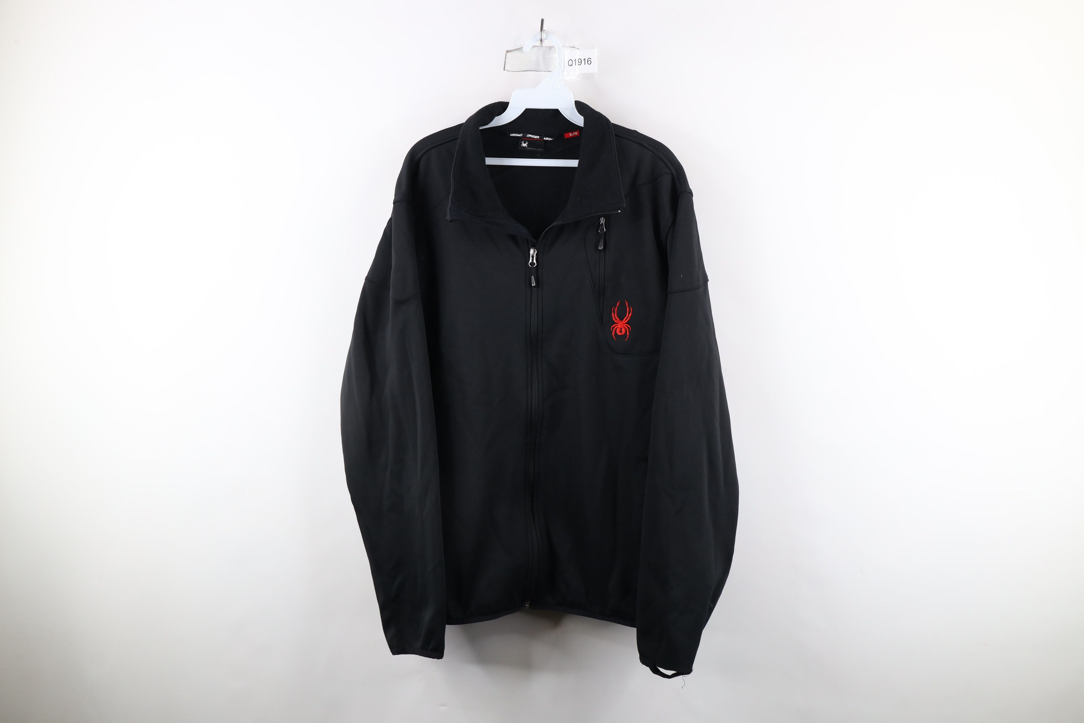 Spyder × Vintage Spyder Out Fleece Lined Full Zip Jacket Black Polyester Size US XL / EU 56 / 4 - 1 Thumbnail