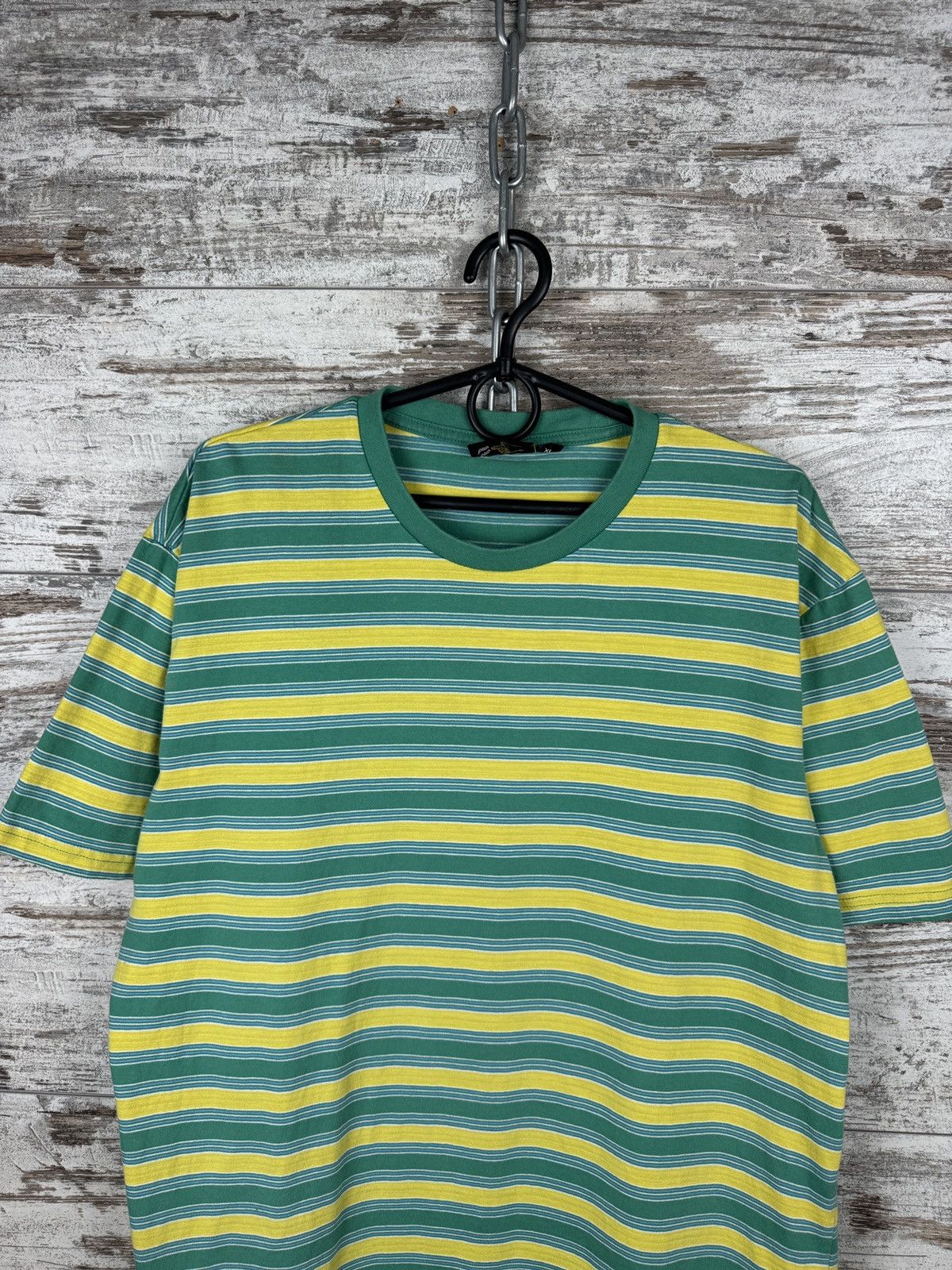 Percival Mens Vintage Percival T-shirt striped tee luxury Size US XL / EU 56 / 4 - 3 Thumbnail