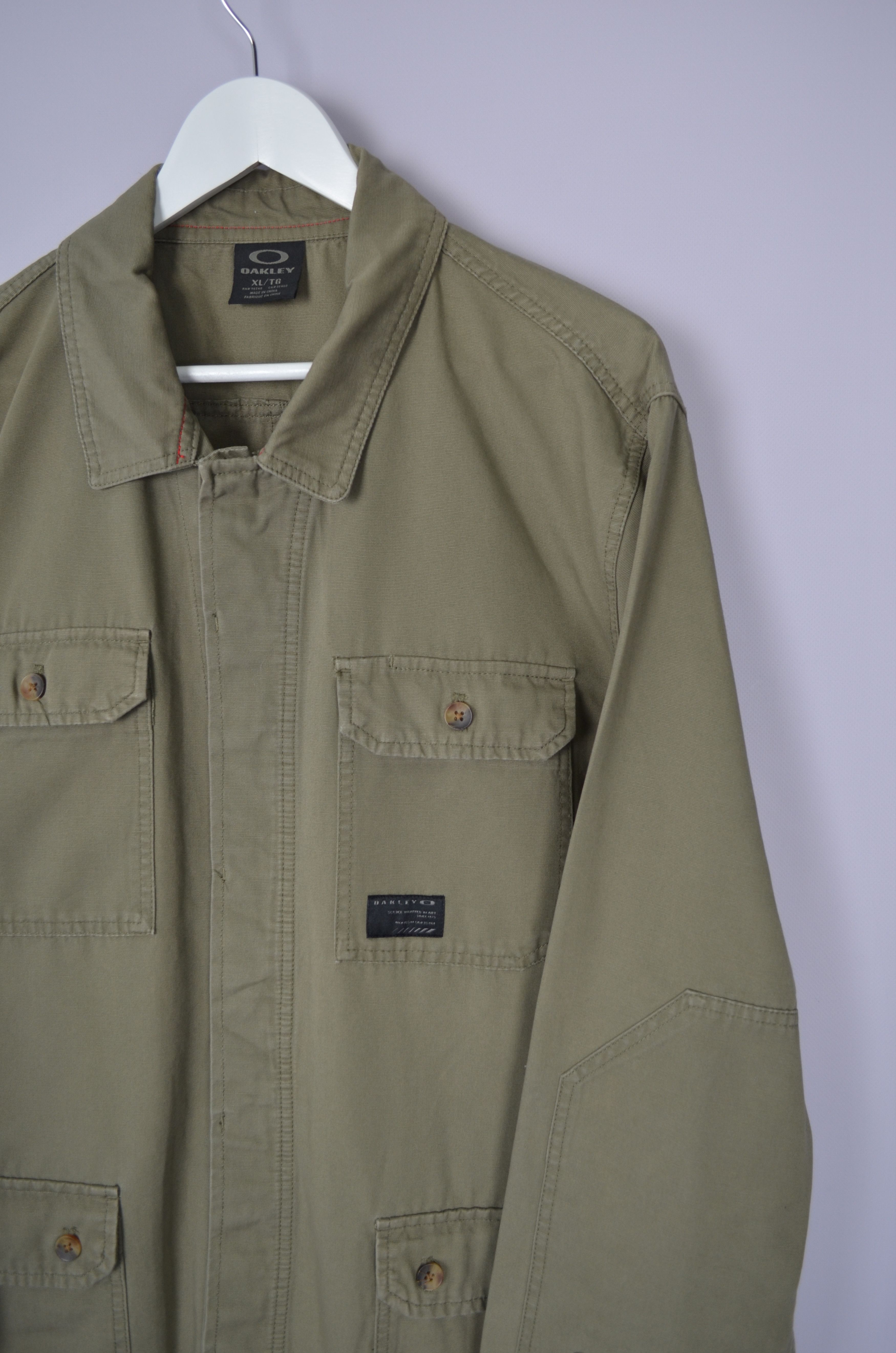 Oakley × Vintage Oakley The Dawn Khaki Olive Jacket Chore Coat Size XL Size US XL / EU 56 / 4 - 4 Thumbnail