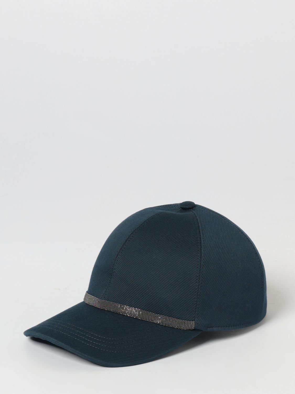 Brunello Cucinelli Brunello Cucinelli Hat Woman Blue Size ONE SIZE - 1 Thumbnail