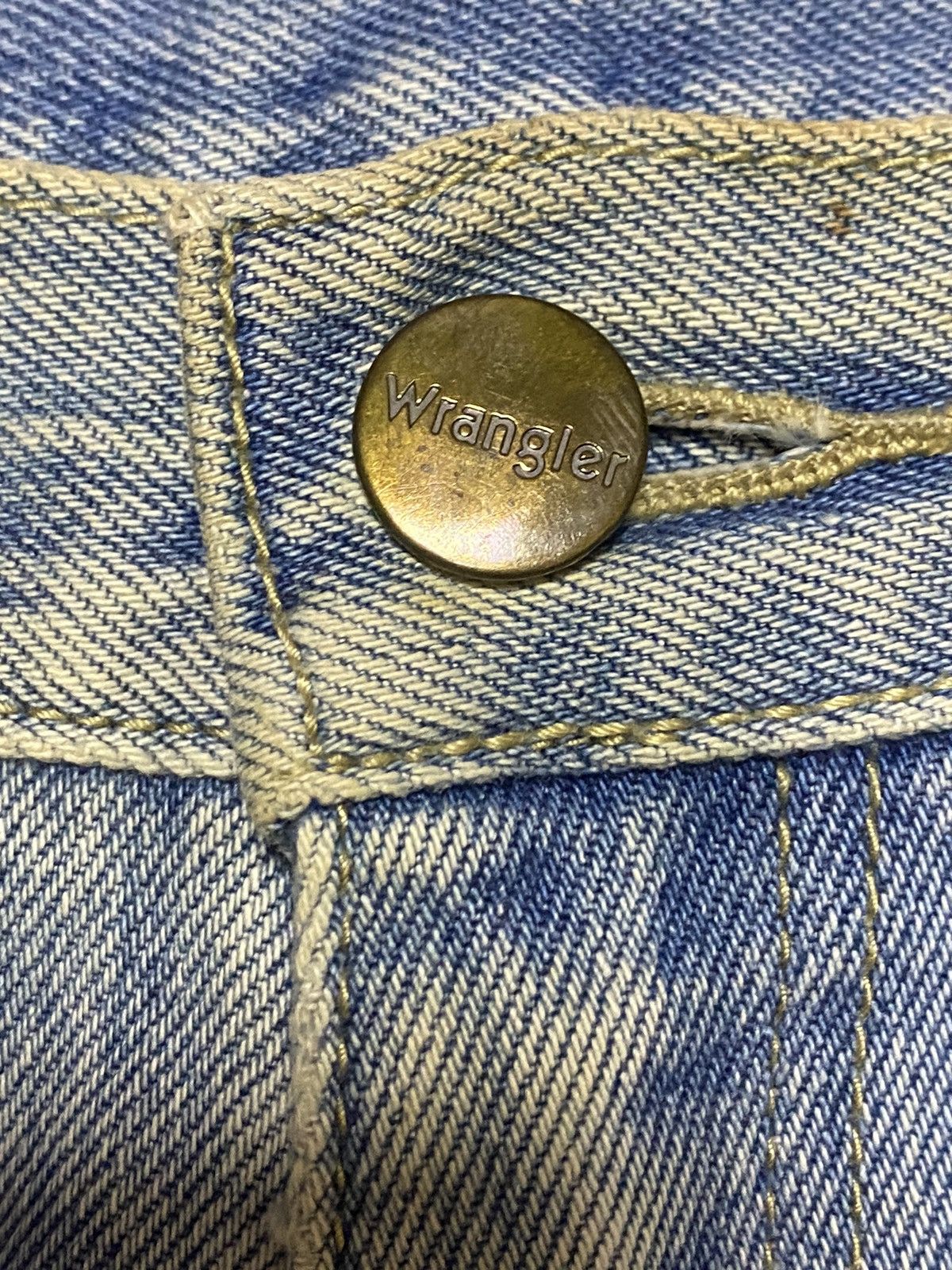 Vintage Wrangler Japan Greensboro N.C Blue Wash Jeans Size US 28 / EU 44 - 7 Thumbnail
