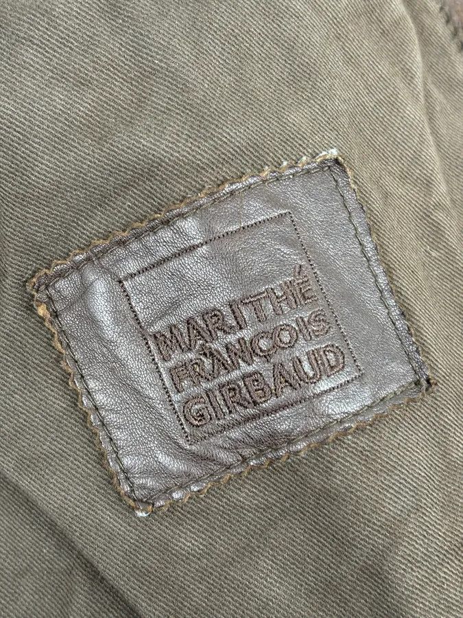 Marithe + Francois Girbaud SS2003 Marithé + François Girbaud Brown Leather Plissed Blazer Jacket Size US XL / EU 56 / 4 - 11 Thumbnail