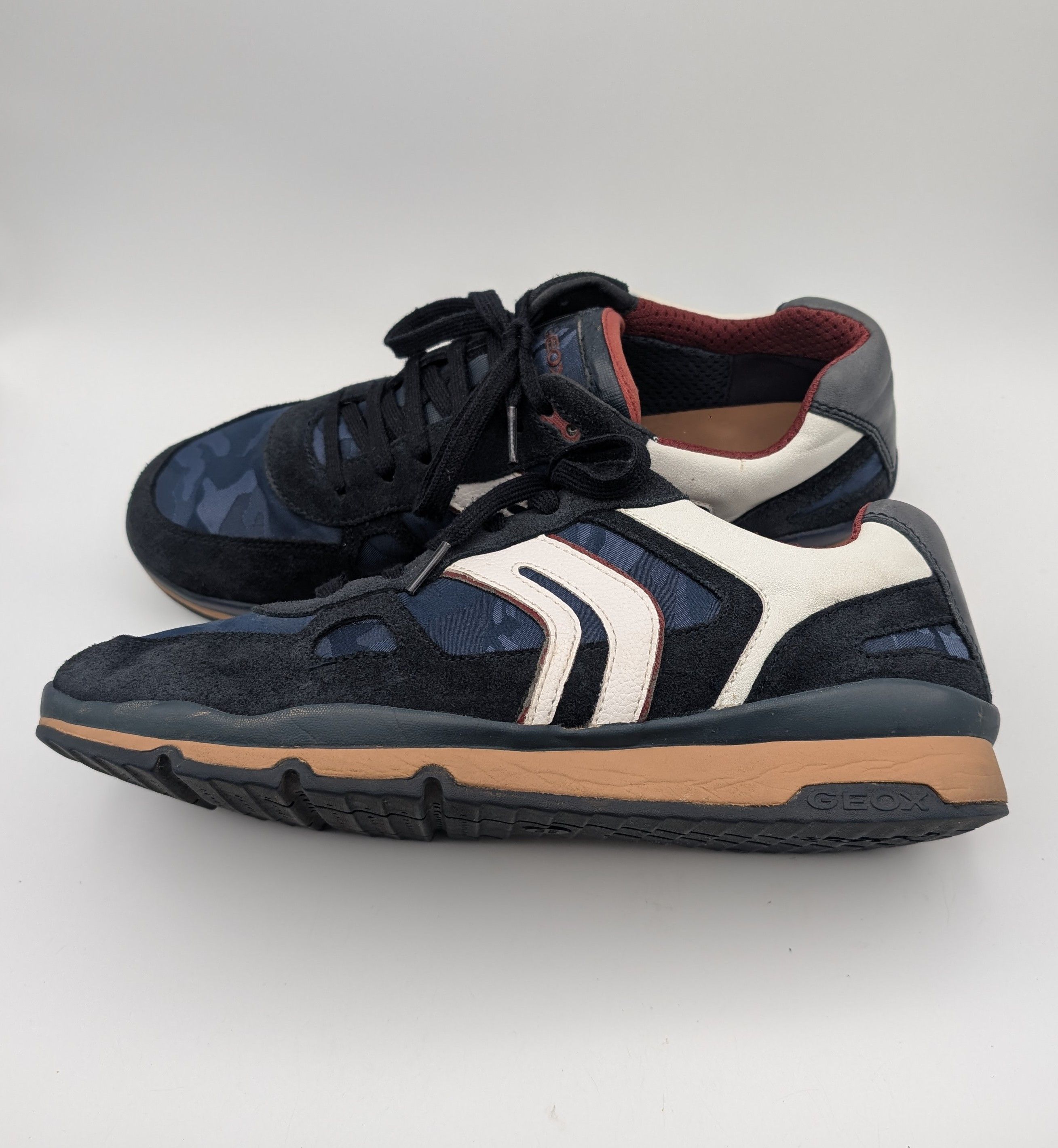 Geox Geox Navy Camo Sneakers (9) Size US 9 / EU 42 - 2 Thumbnail