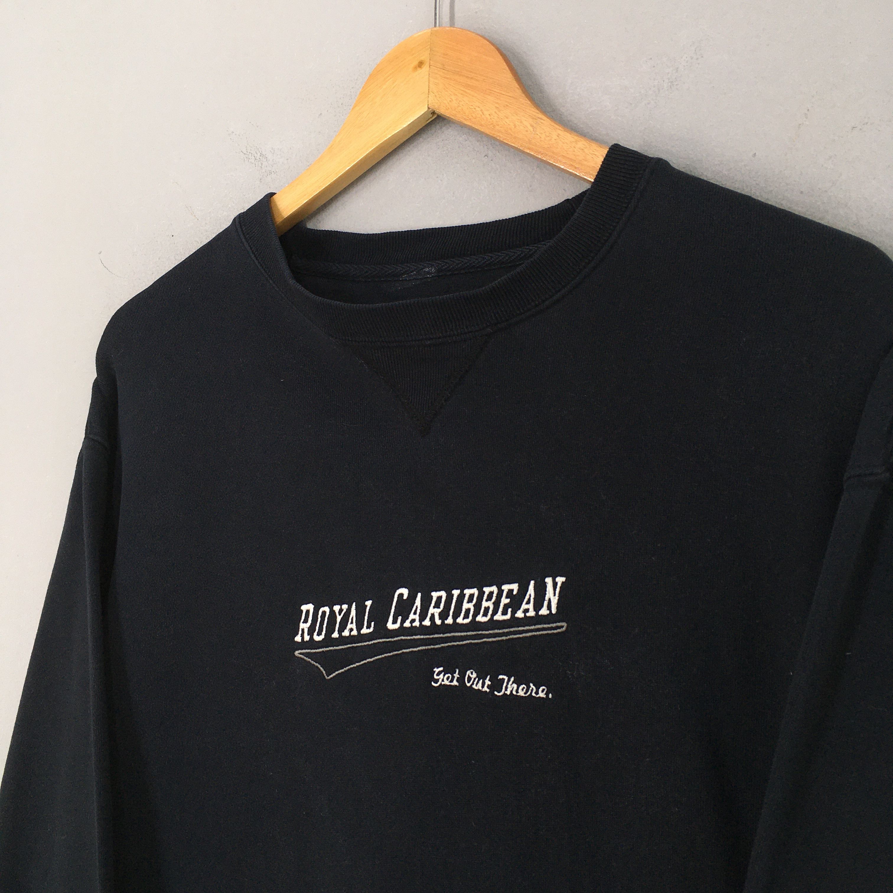 Caribbean × Vintage Vintage Royal Caribbean Black Sweatshirt Small Size US S / EU 44-46 / 1 - 3 Thumbnail
