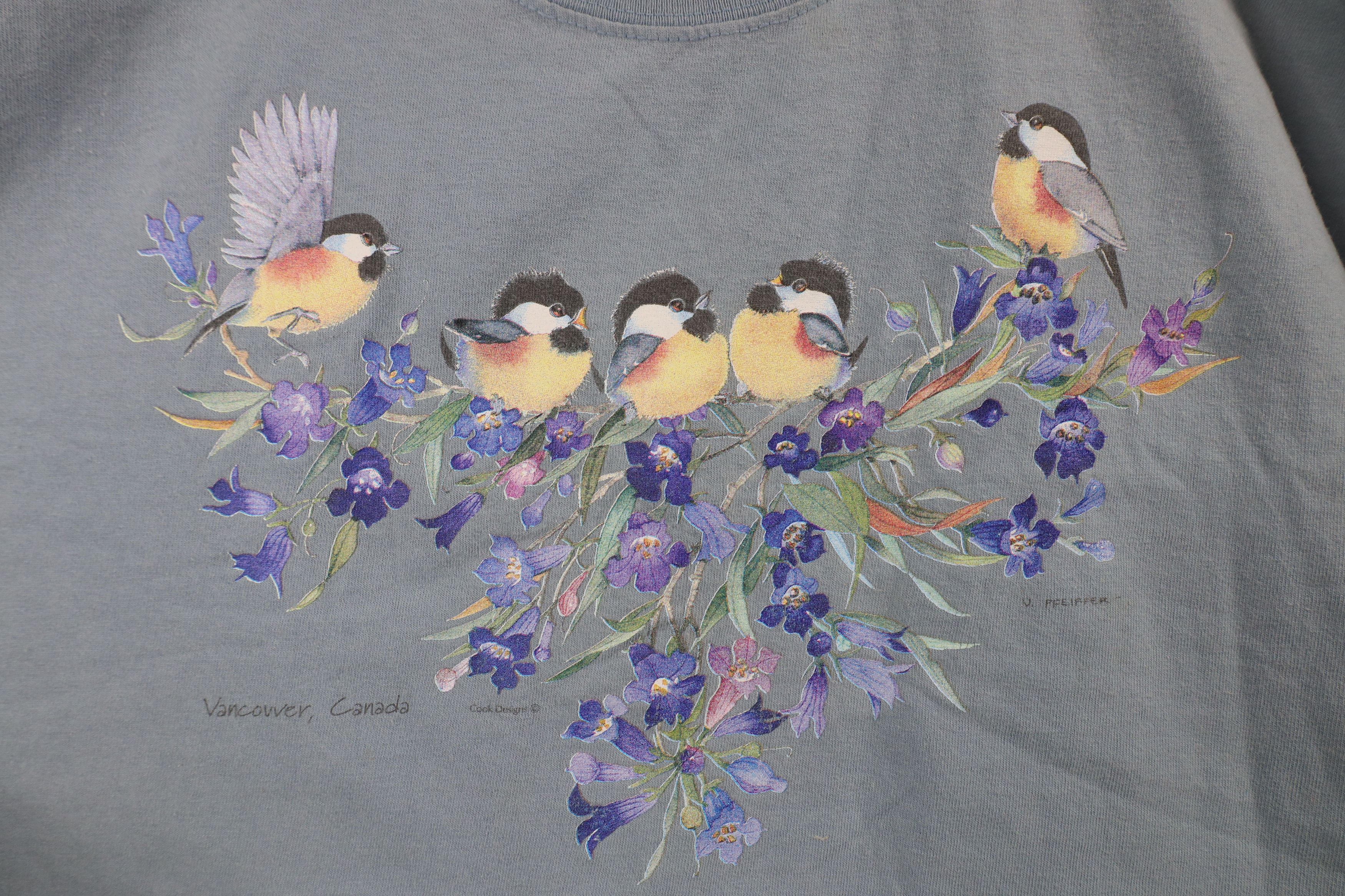 Vintage Vintage 90s Streetwear Vancouver Nature Flower T-Shirt Size XL / US 12-14 / IT 48-50 - 6 Thumbnail