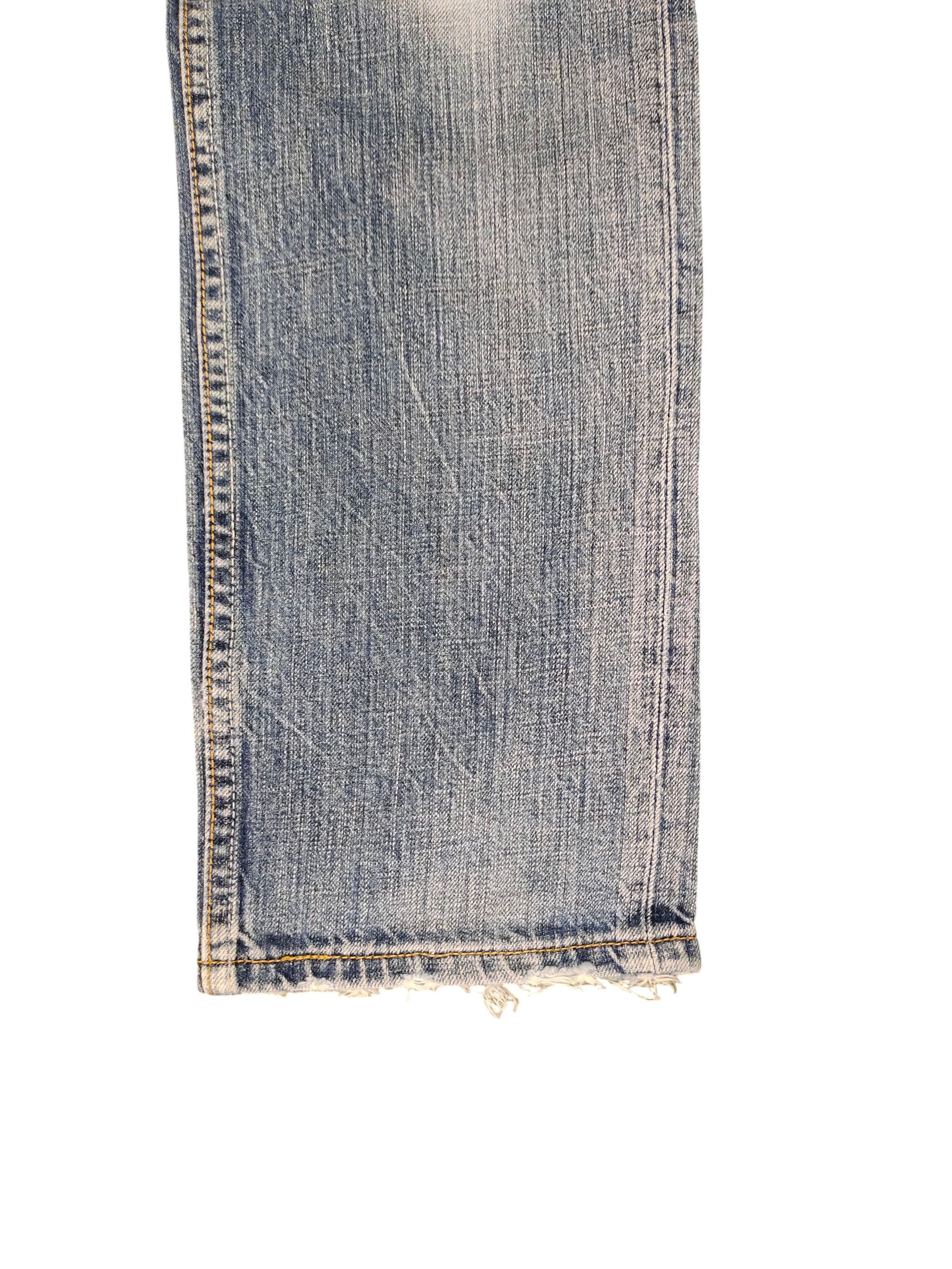 Levi's Vintage Levis 501 Clawmark Distress Jeans Hedi Slimane Size US 30 / EU 46 - 6 Thumbnail