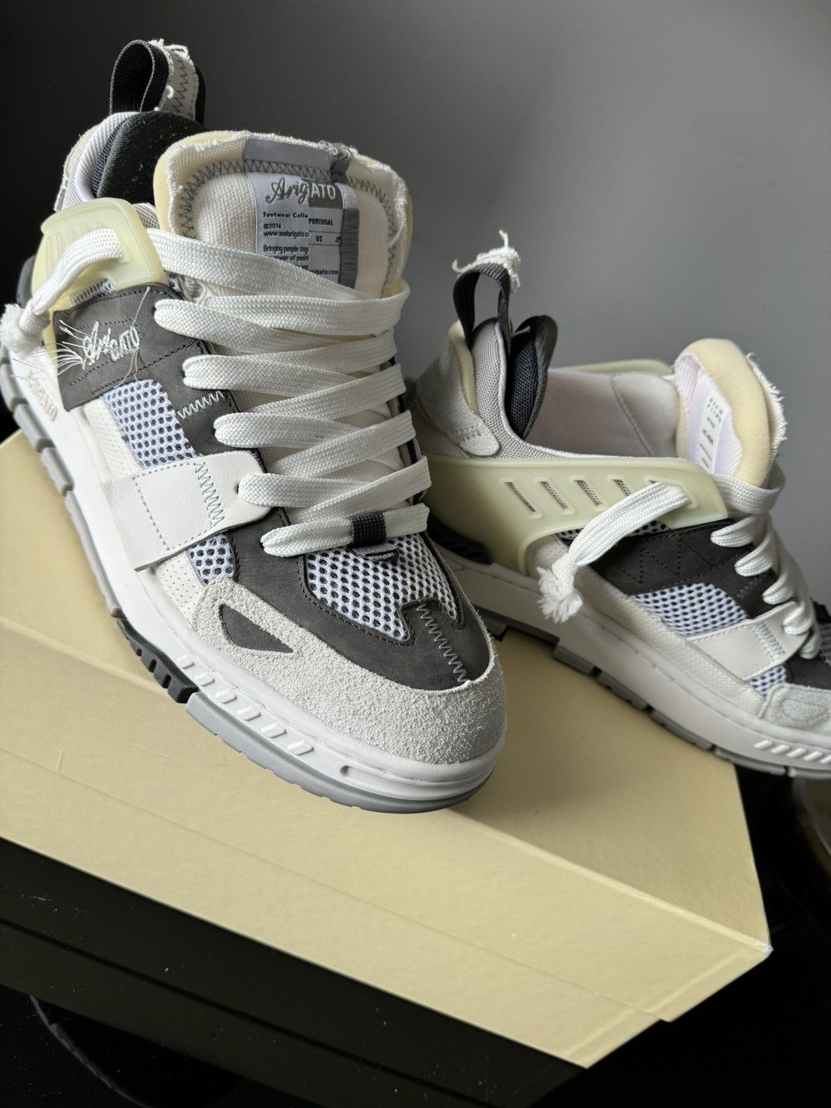 【関税込み】Axel Arigato グレー Patchwork スニーカー AXEL ARIGATO - Area Patchwork Sneaker