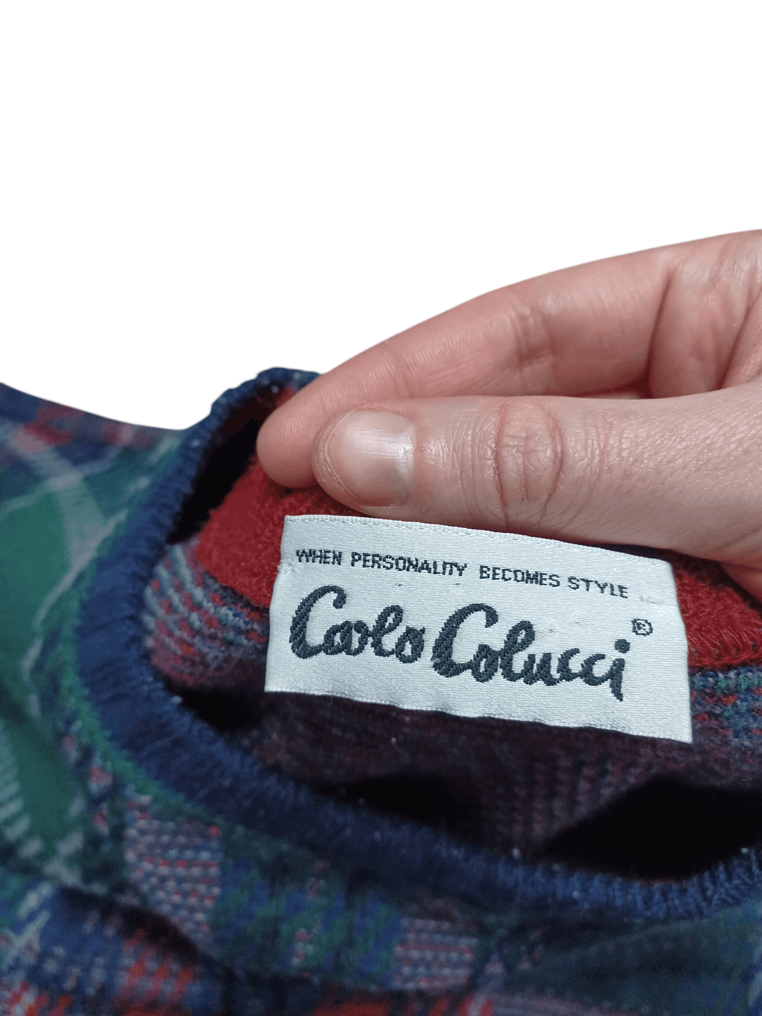 Carlo Colucci CARLO COLUCCI VINTAGE WOOL SWEATER COOGI STYLE MADE GERMANY Size US L / EU 52-54 / 3 - 4 Thumbnail