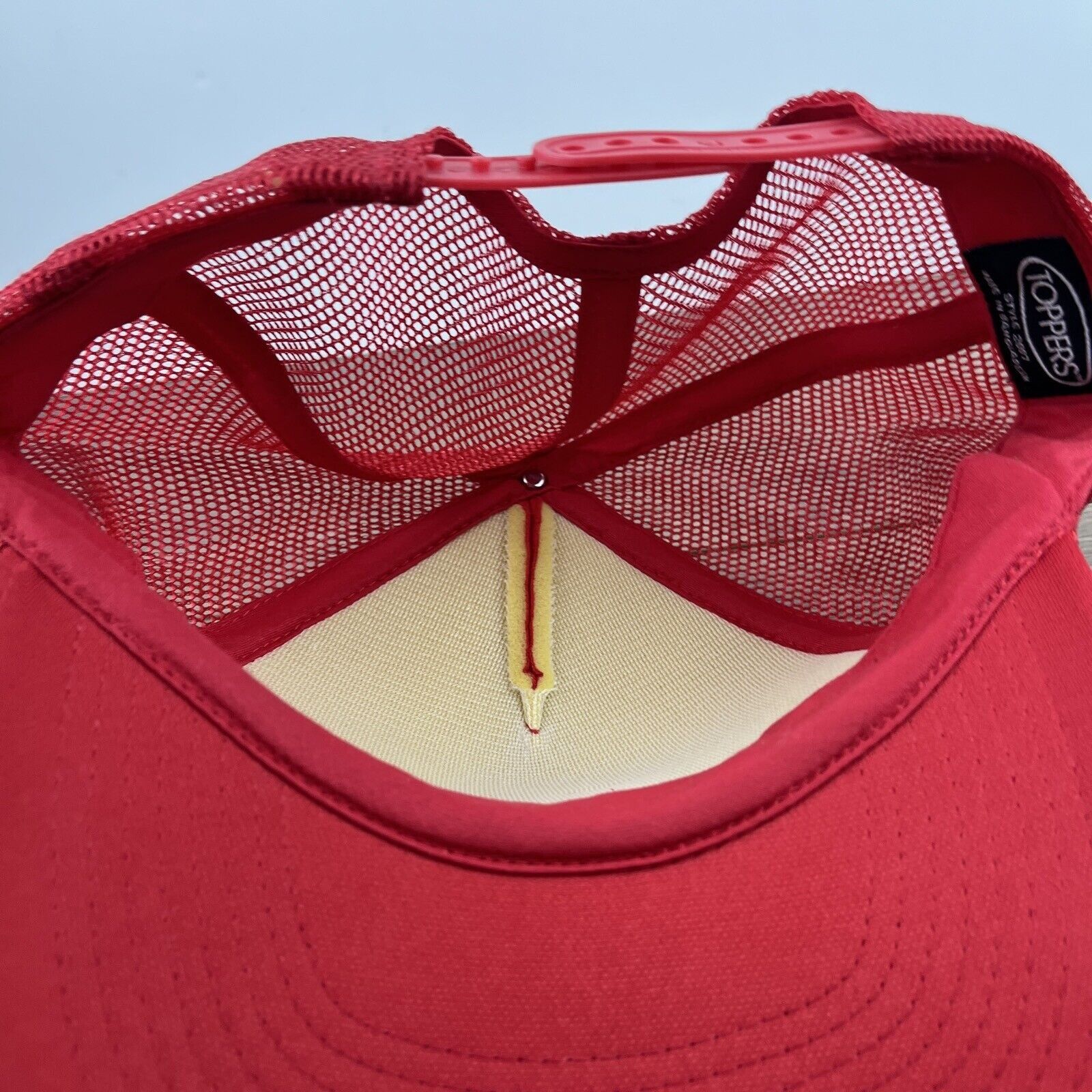 Other Plain Red Trucker Hat Red Hat Adjustable Adult Size Hat Red Size ONE SIZE - 13 Thumbnail