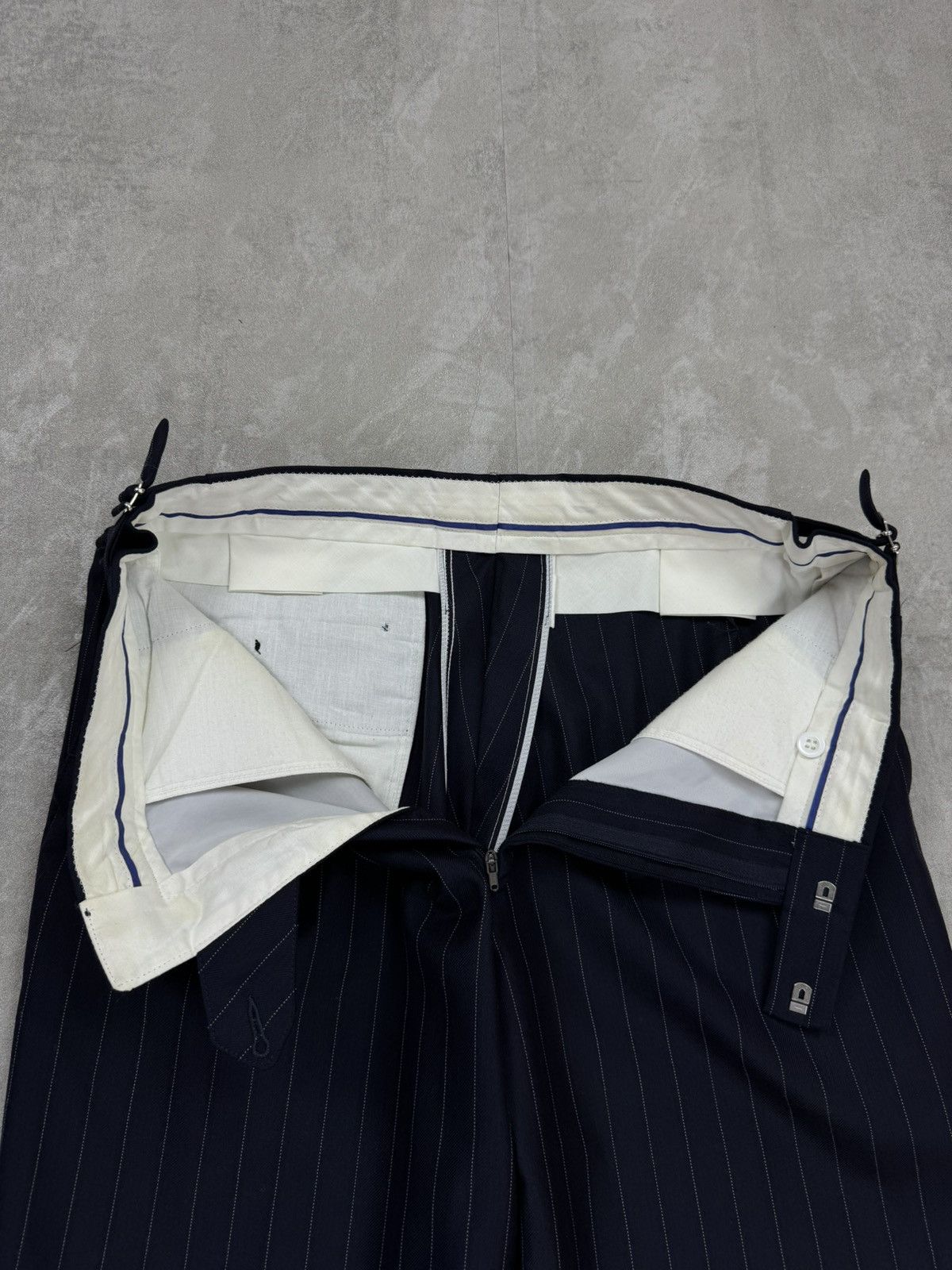 Other Vintage Norton & Townsend Bespoke Tailoring stripes trousers Size US 32 / EU 48 - 10 Thumbnail
