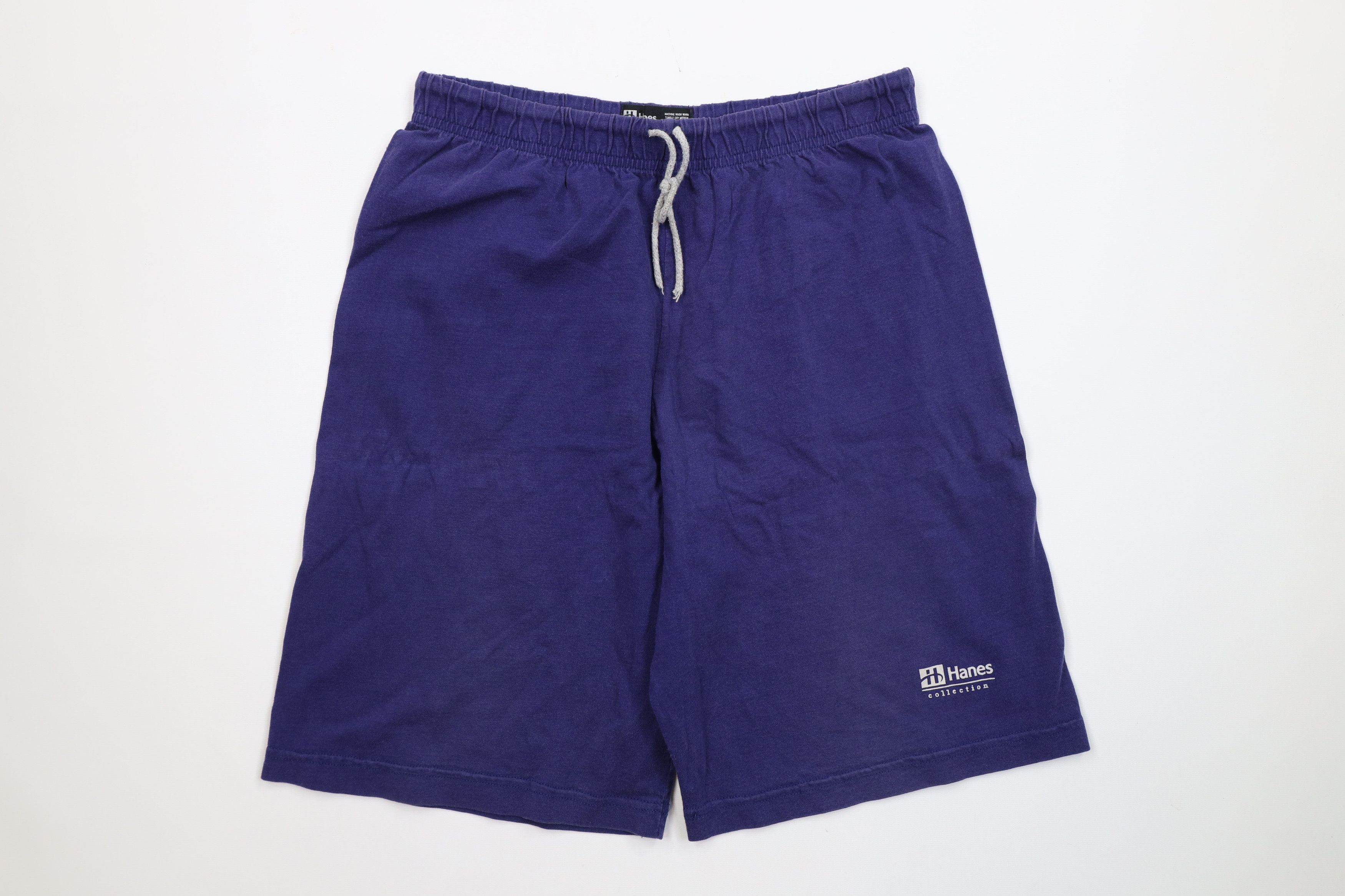 Vintage Vintage 90s Streetwear Above Knee Dad Shorts Blue Cotton Size US 34 / EU 50 - 1 Thumbnail