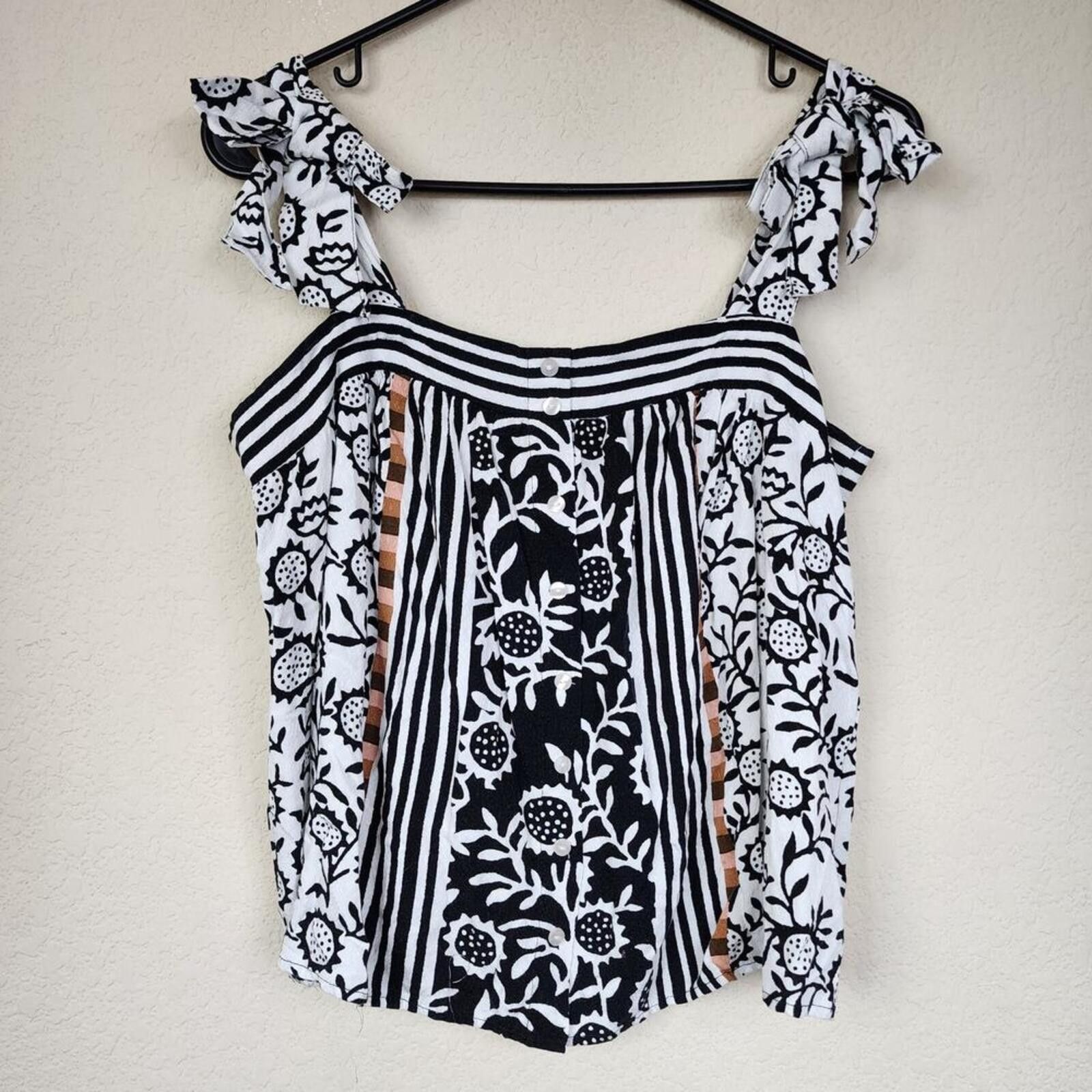 Other Jane + Delancy Medium Boho Tank Top Blouse Size M / US 6-8 / IT 42-44 - 1 Thumbnail