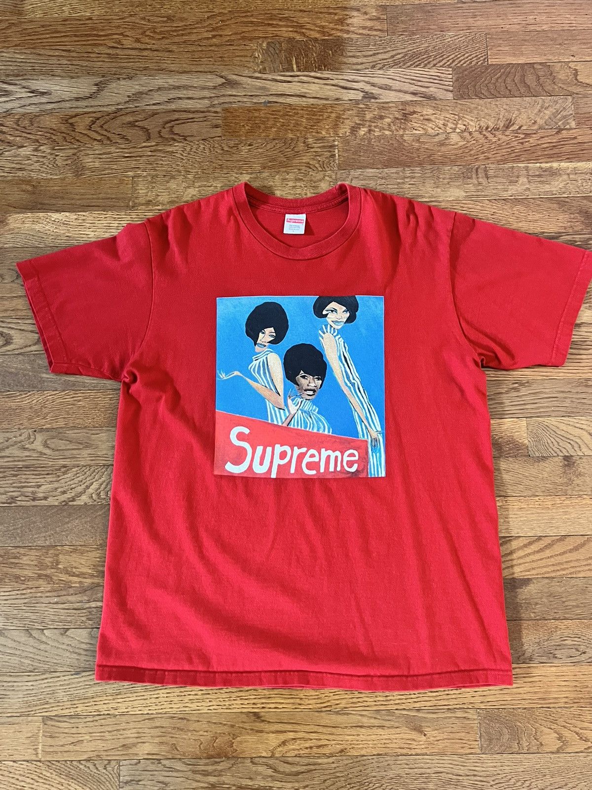 Supreme Supreme Group Tee Red sz Large Size US L / EU 52-54 / 3 - 2 Thumbnail