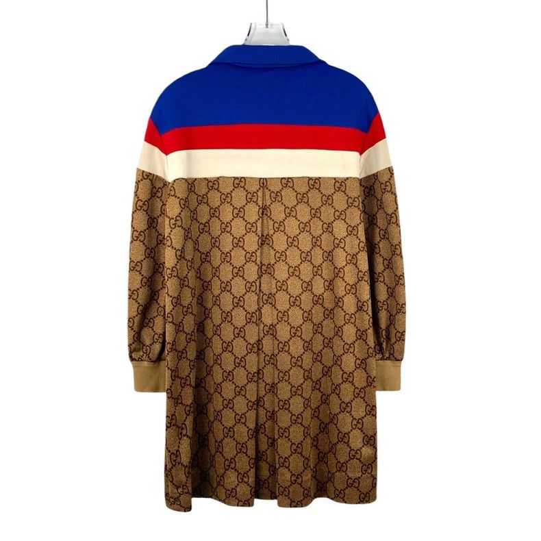 Gucci Gucci Color-blocked logo jacquard full-print lapel half-zi Size XS / US 0-2 / IT 36-38 - 2 Thumbnail