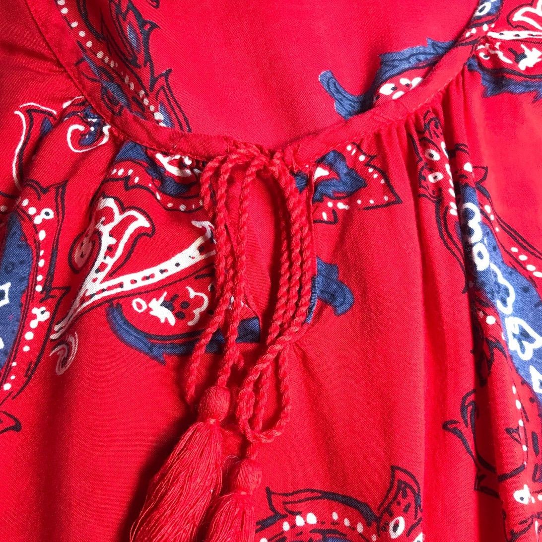 Faded Glory Gaded Glory Paisley V-neck Sleeveless Blouse L Size L / US 10 / IT 46 - 6 Thumbnail