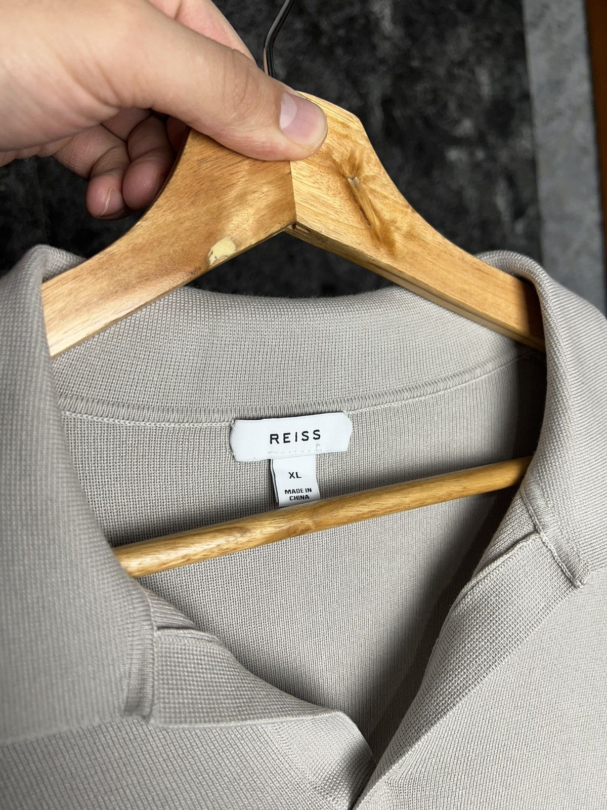 Designer × Reiss Reiss Luxury Long Sleeve Polo Striped Sweatshirt Sweater XL Size US XL / EU 56 / 4 - 4 Thumbnail
