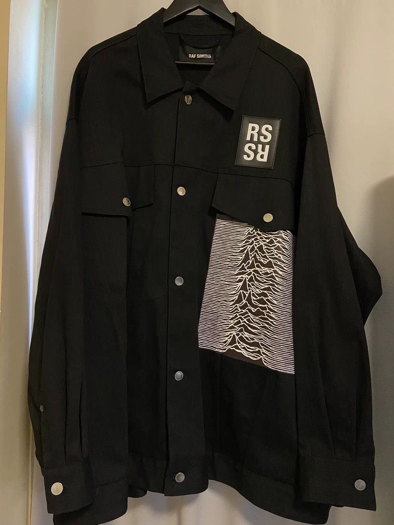 Raf Simons Raf Simons joy division veined denim jacket | Grailed