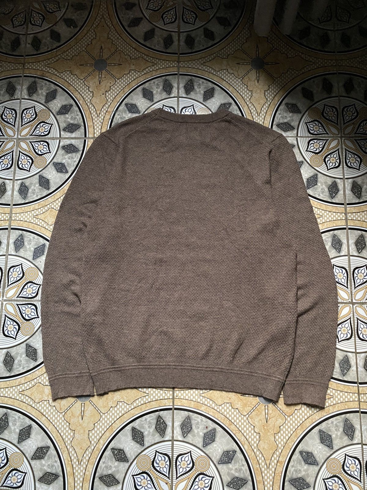 Other Vintage Vibe OLZEN Men’s Textured Knit Crewneck Sweater Size US M / EU 48-50 / 2 - 4 Thumbnail