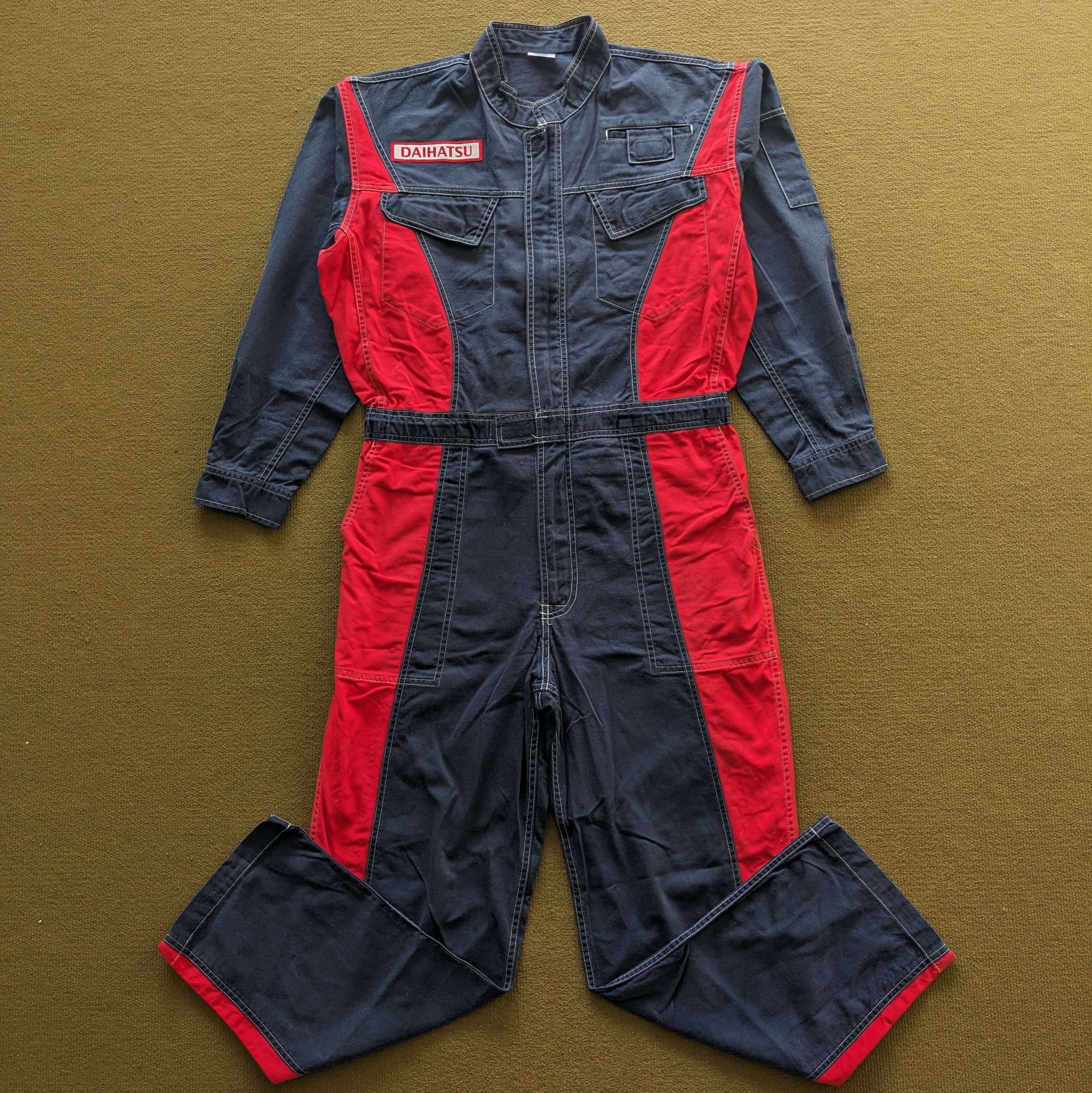 Japanese Brand Vintage DAIHATSU Racing Uniform Coverall Workwear Jacket Size US L / EU 52-54 / 3 - 2 Thumbnail